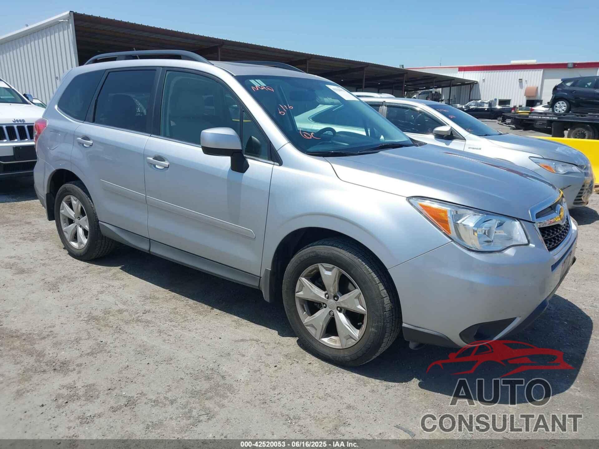 SUBARU FORESTER 2014 - JF2SJAHC5EH476622