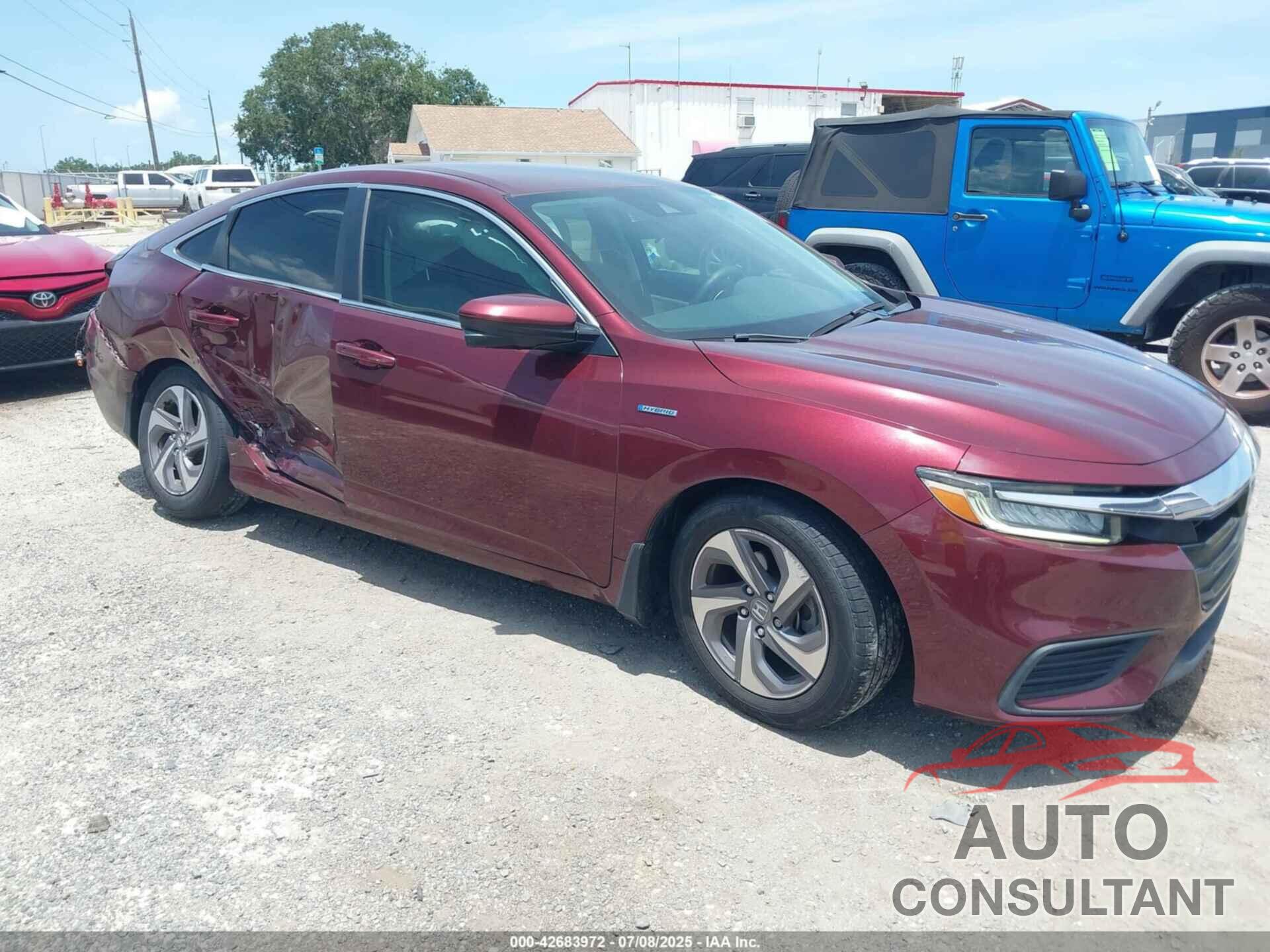 HONDA INSIGHT 2020 - 19XZE4F53LE005742