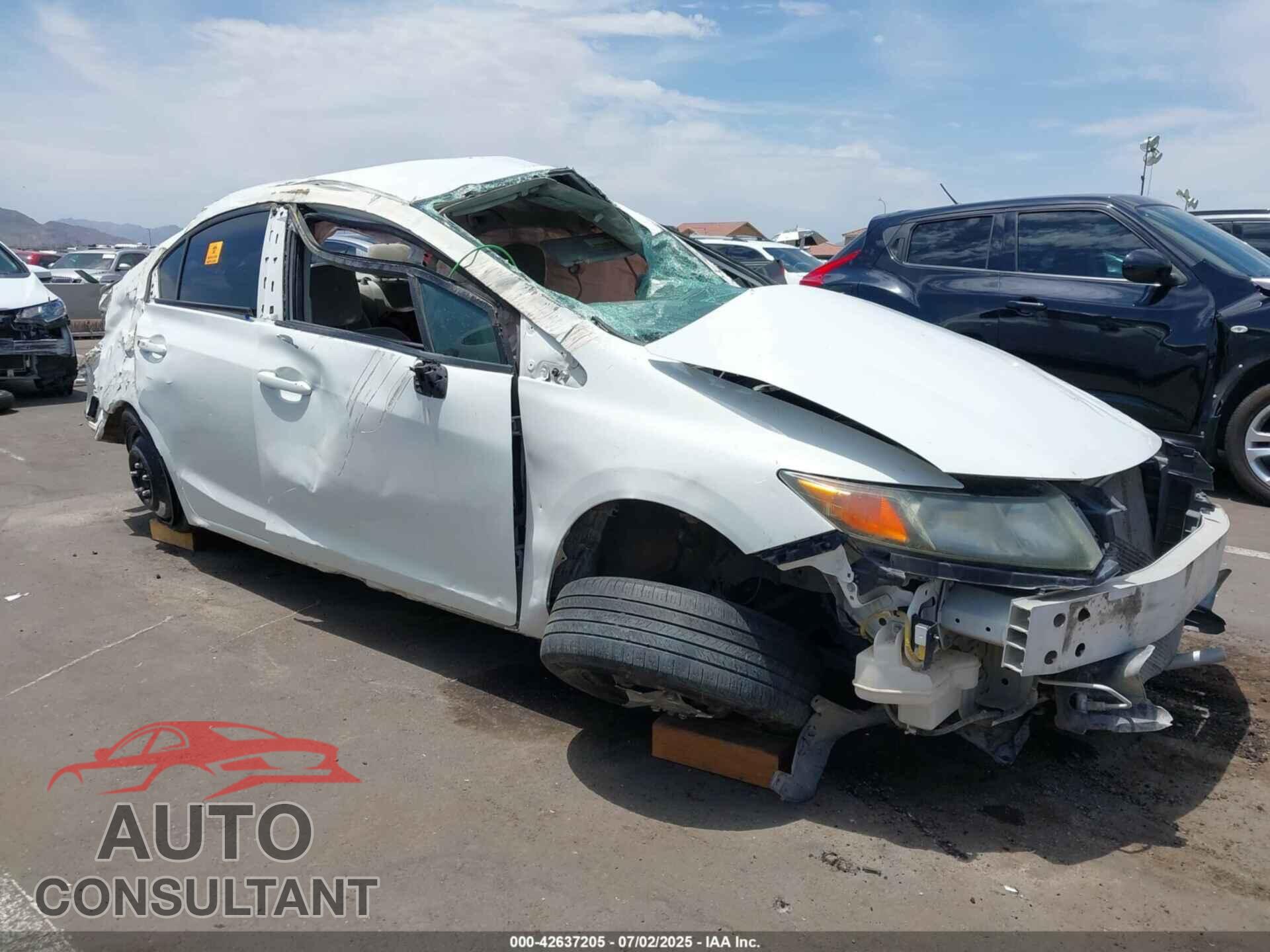 HONDA CIVIC 2012 - 19XFB2F51CE354964