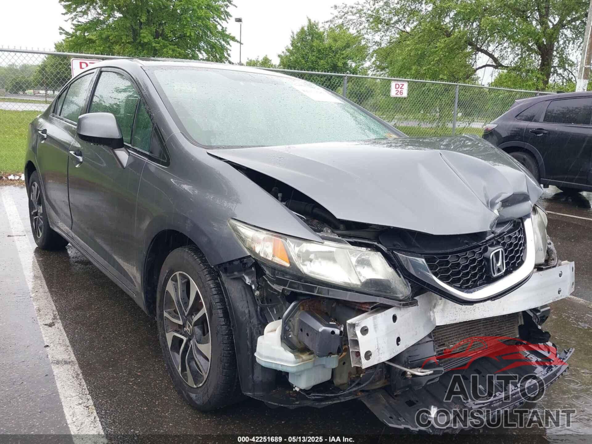 HONDA CIVIC 2013 - 19XFB2F87DE249311