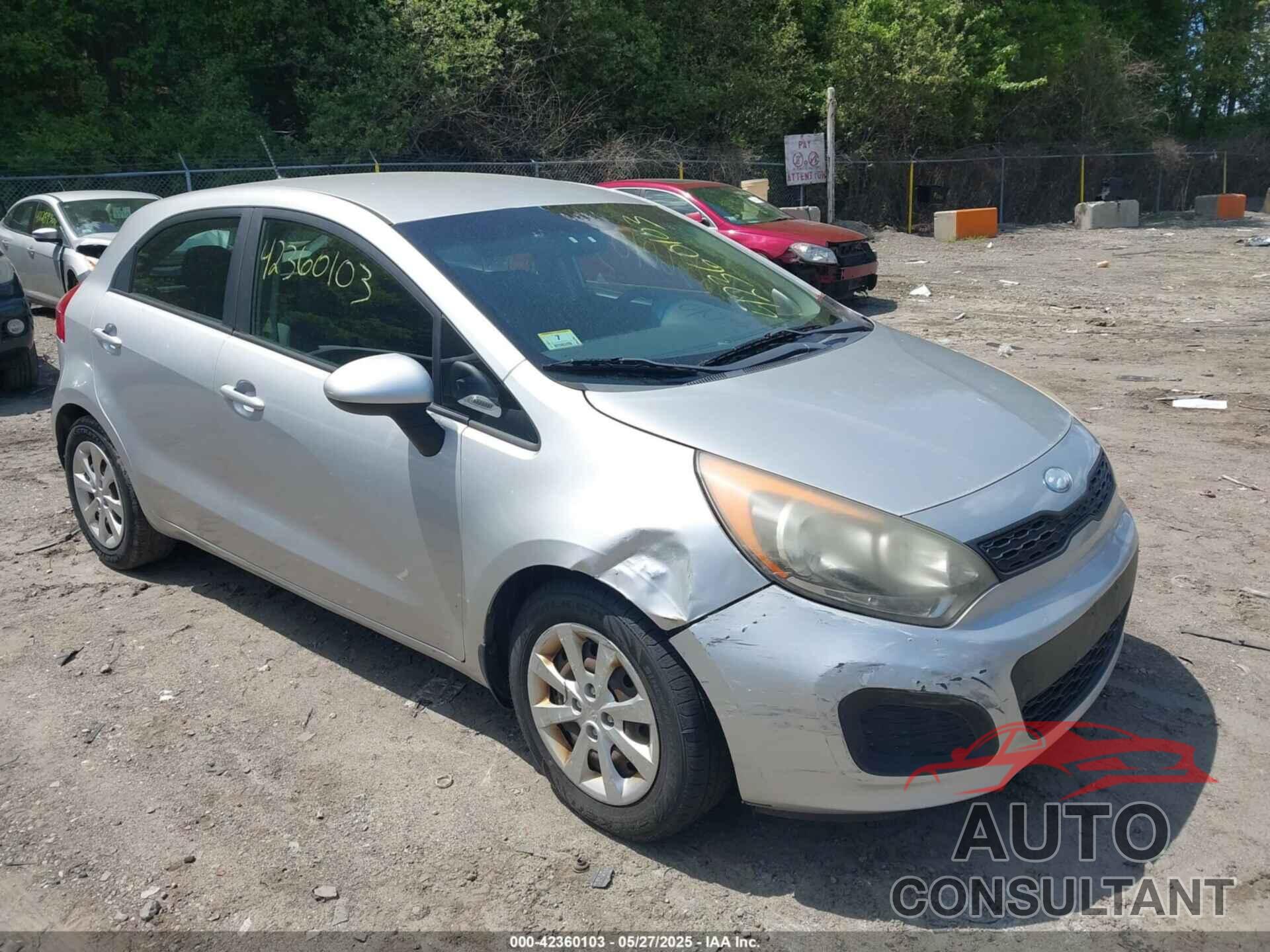 KIA RIO 2013 - KNADM5A33D6224696