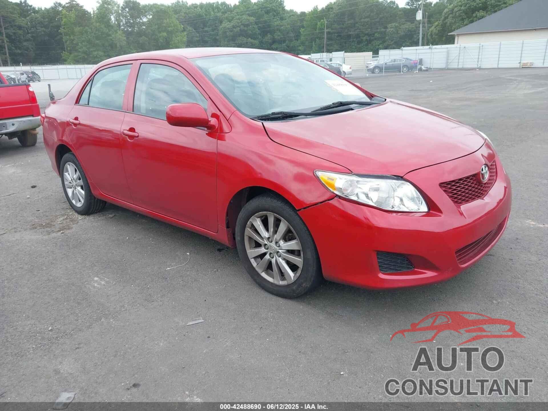 TOYOTA COROLLA 2009 - 1NXBU40E39Z015013