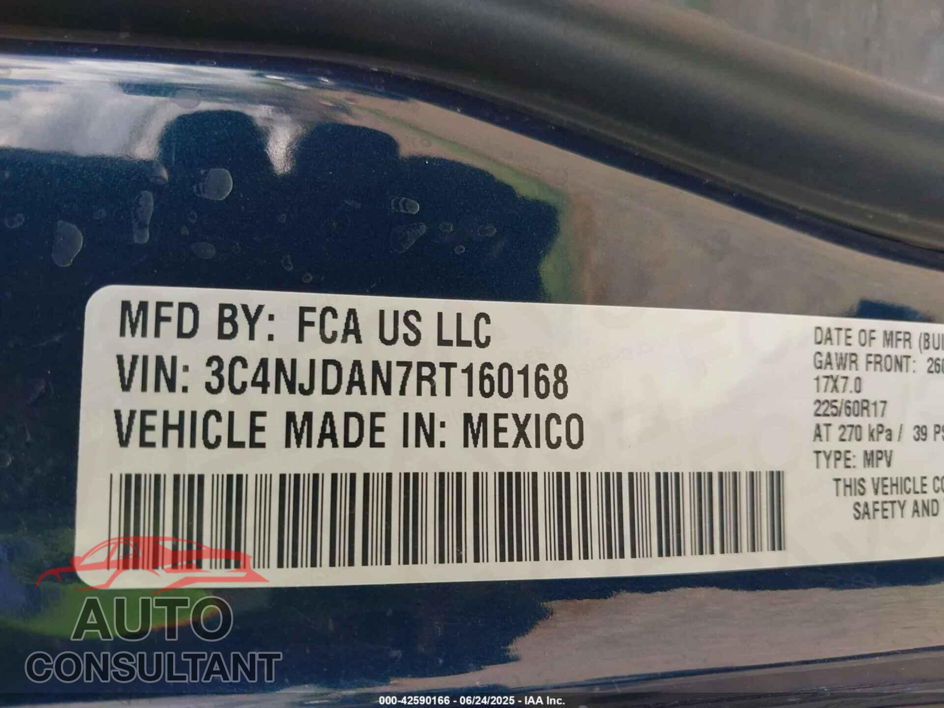 JEEP COMPASS 2024 - 3C4NJDAN7RT160168