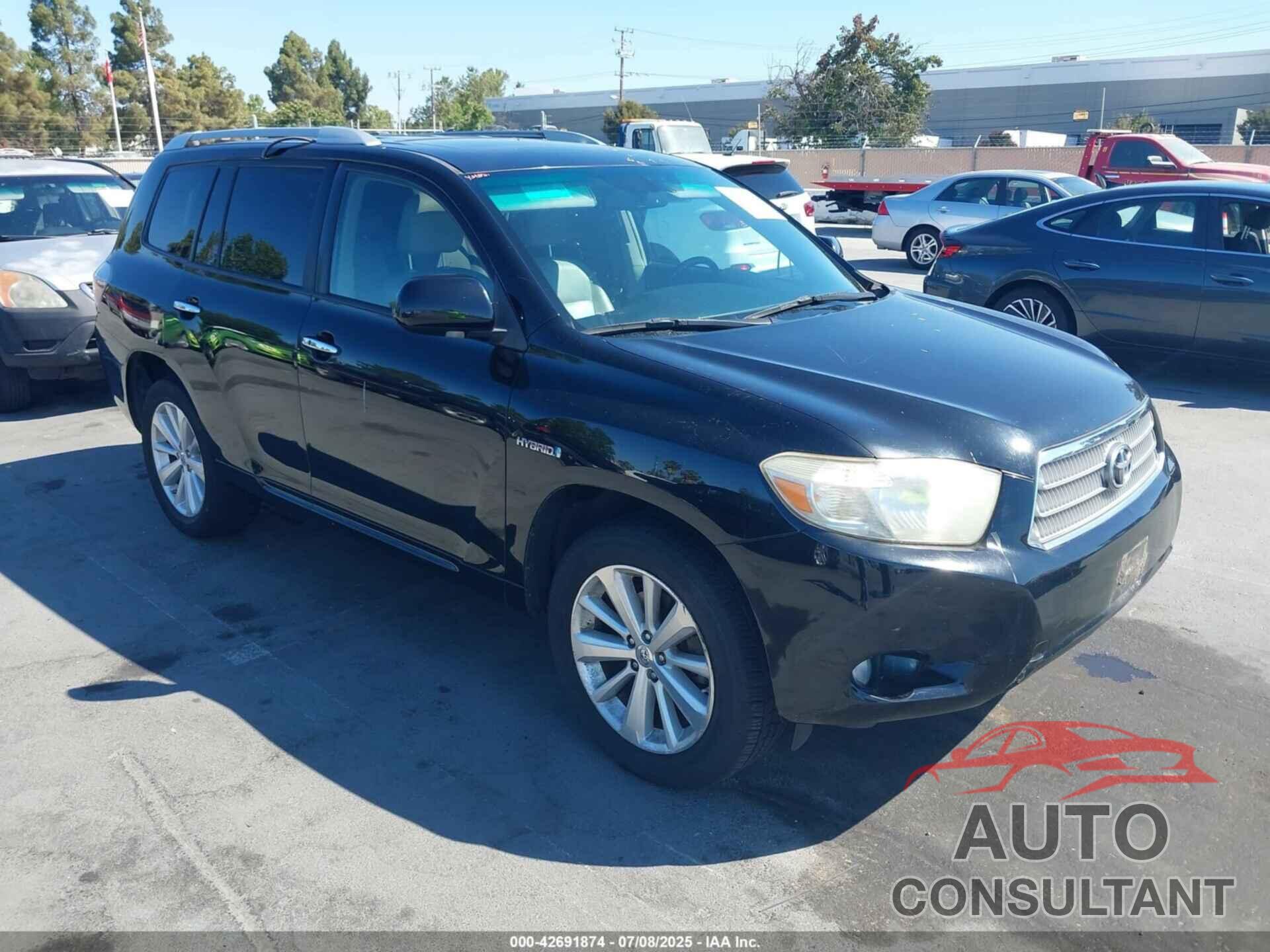 TOYOTA HIGHLANDER HYBRID 2009 - JTEEW44AX92028271