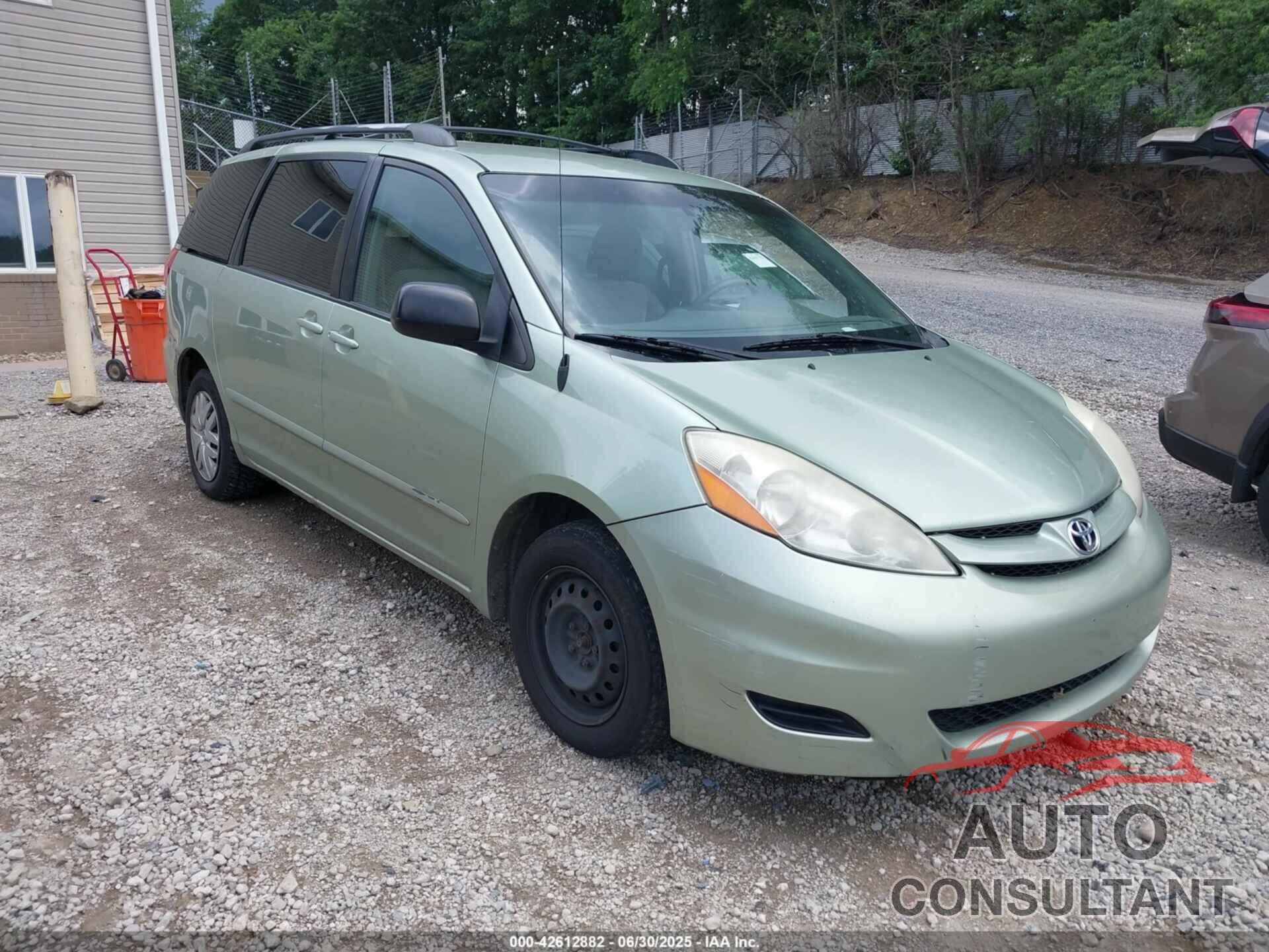TOYOTA SIENNA 2009 - 5TDZK23C79S248971