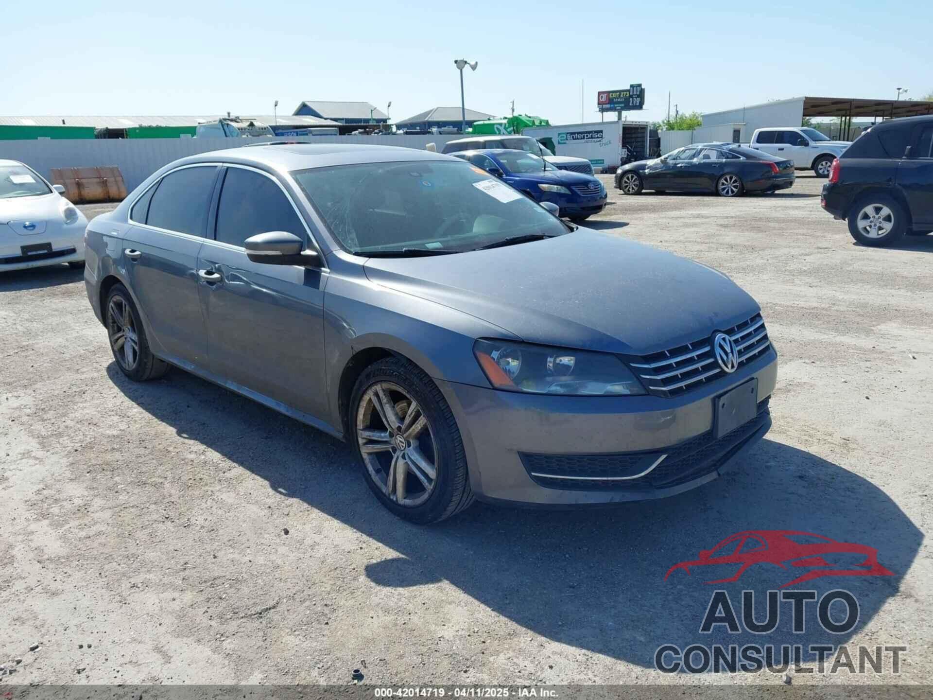 VOLKSWAGEN PASSAT 2014 - 1VWBN7A3XEC110844