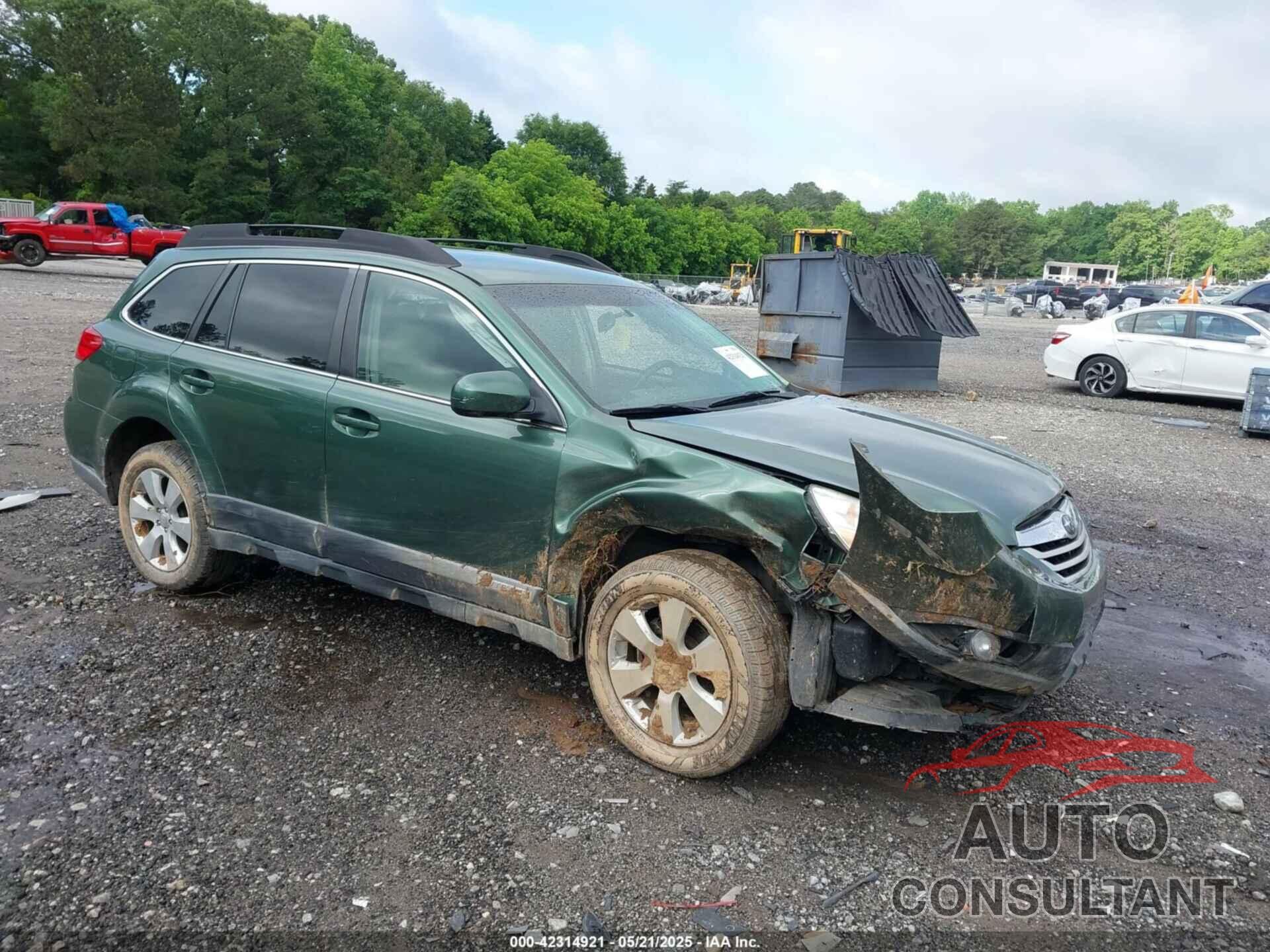 SUBARU OUTBACK 2011 - 4S4BRBCC4B3312044