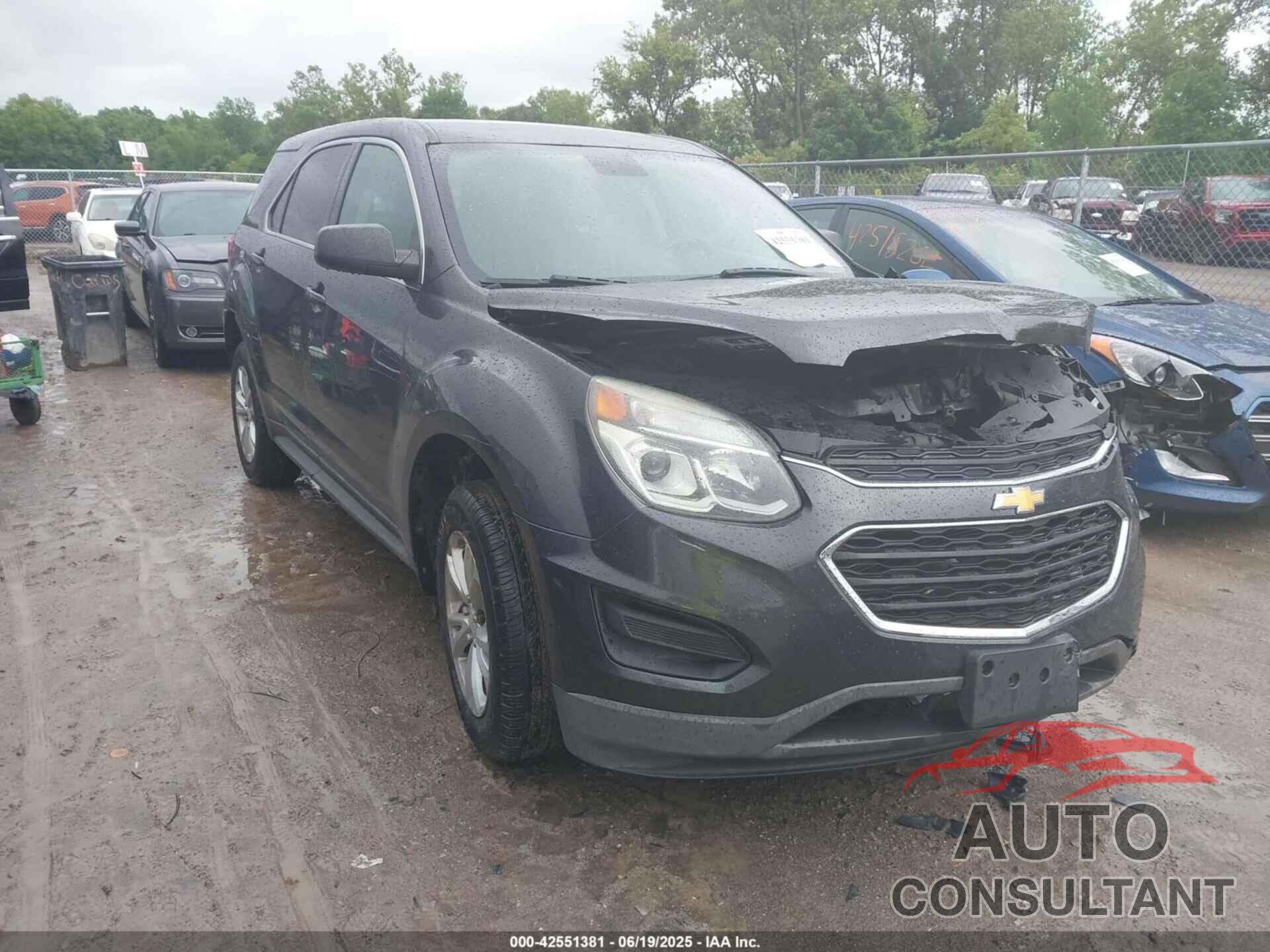 CHEVROLET EQUINOX 2017 - 2GNFLEEK1H6174257