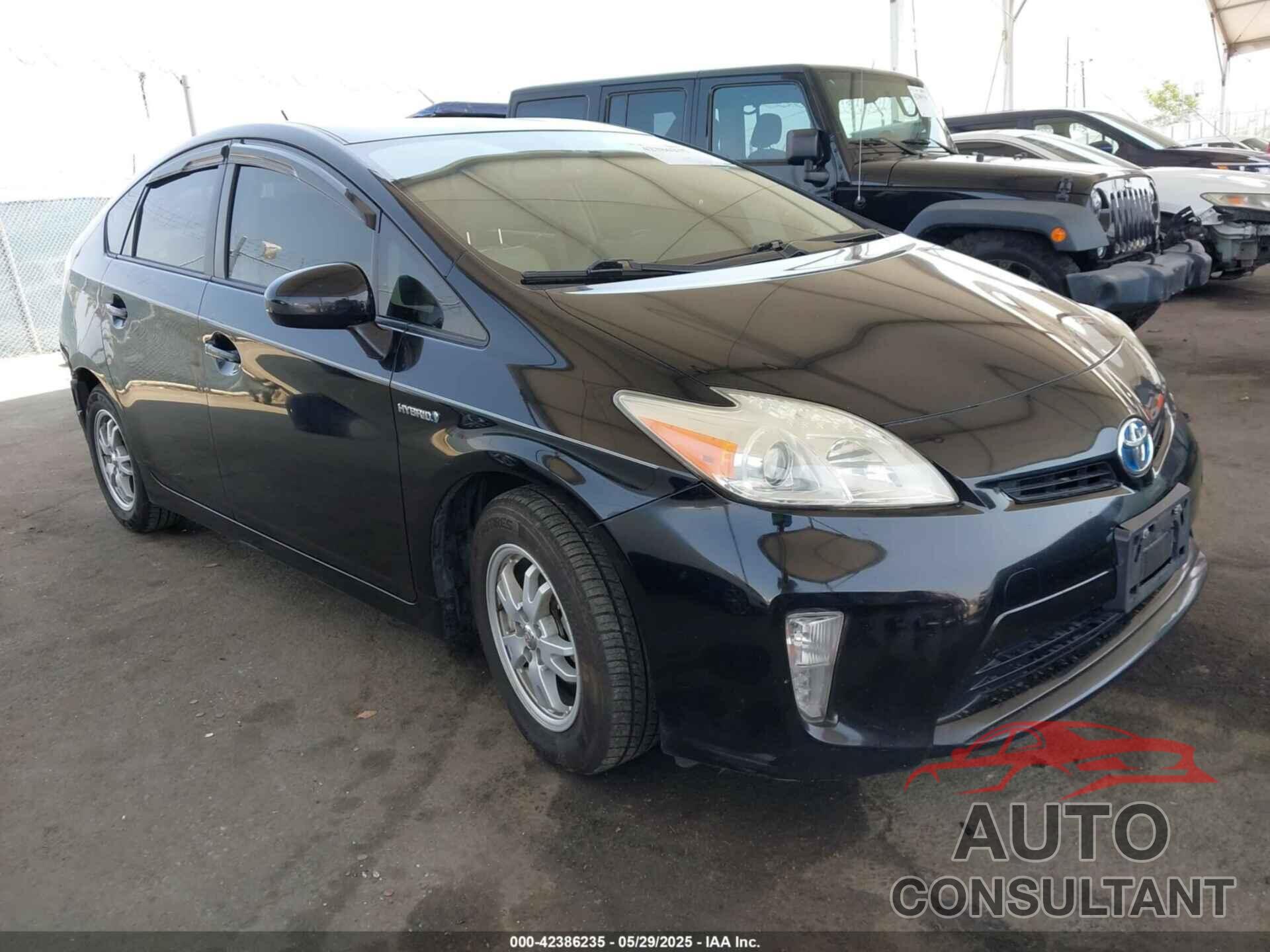 TOYOTA PRIUS 2012 - JTDKN3DUXC1481432