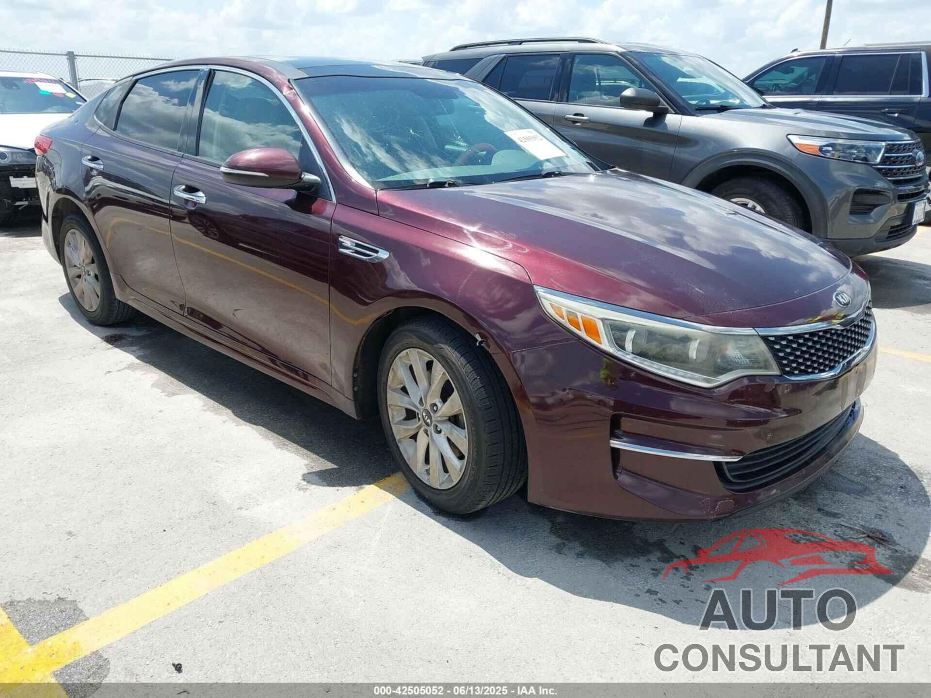 KIA OPTIMA 2016 - 5XXGU4L35GG005896