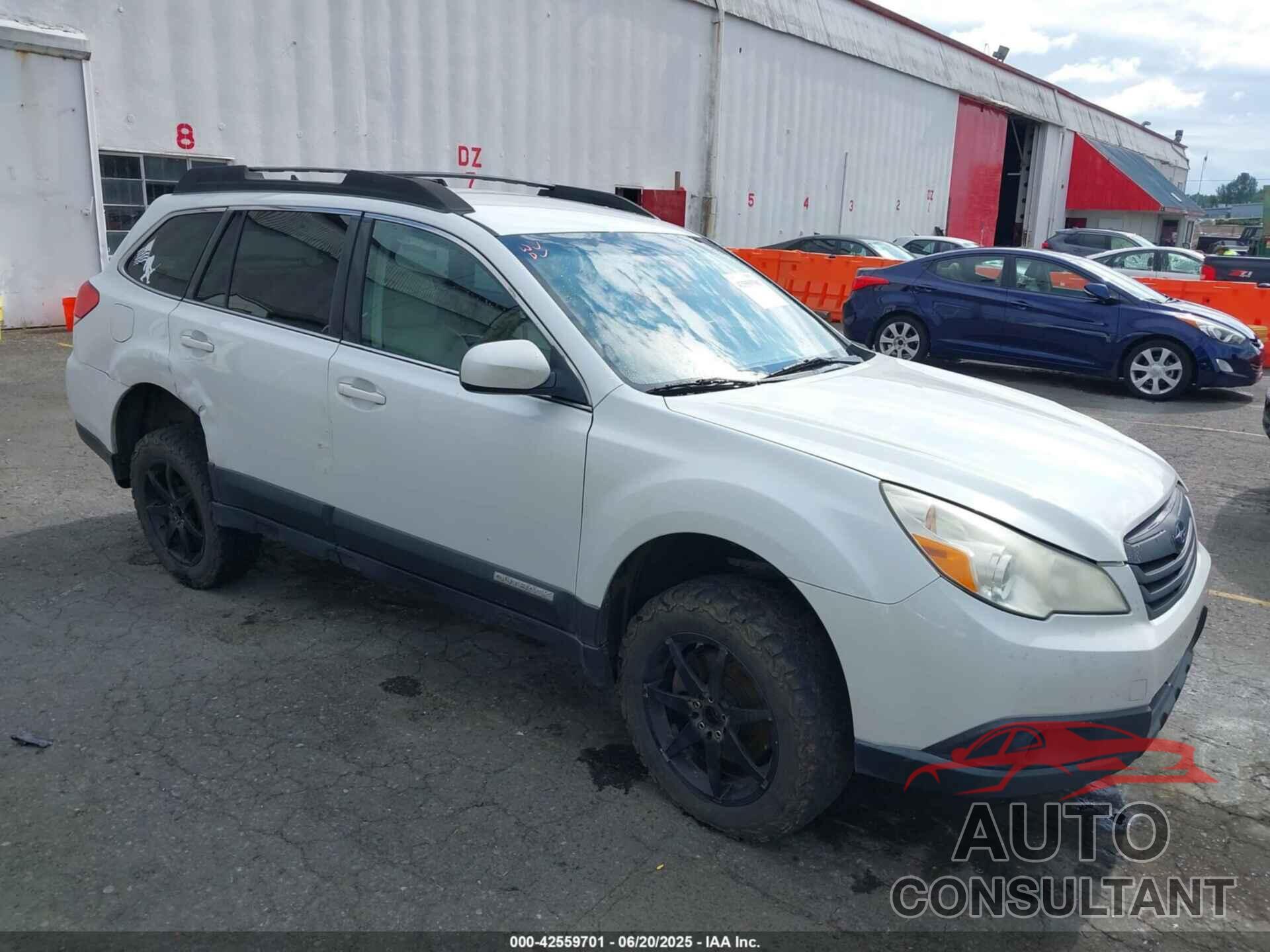 SUBARU OUTBACK 2011 - 4S4BRDJC0B2377302