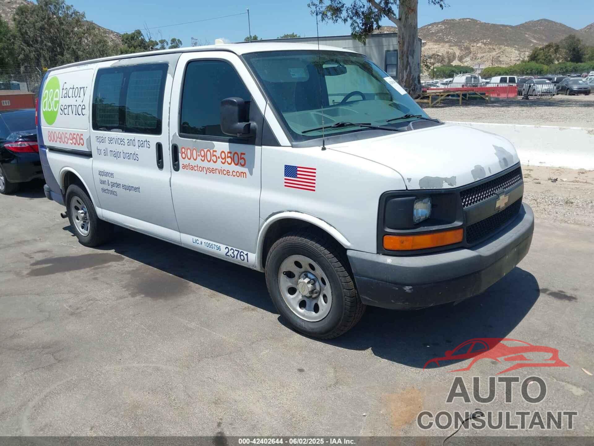 CHEVROLET EXPRESS 1500 2012 - 1GCSGAFXXC1182349