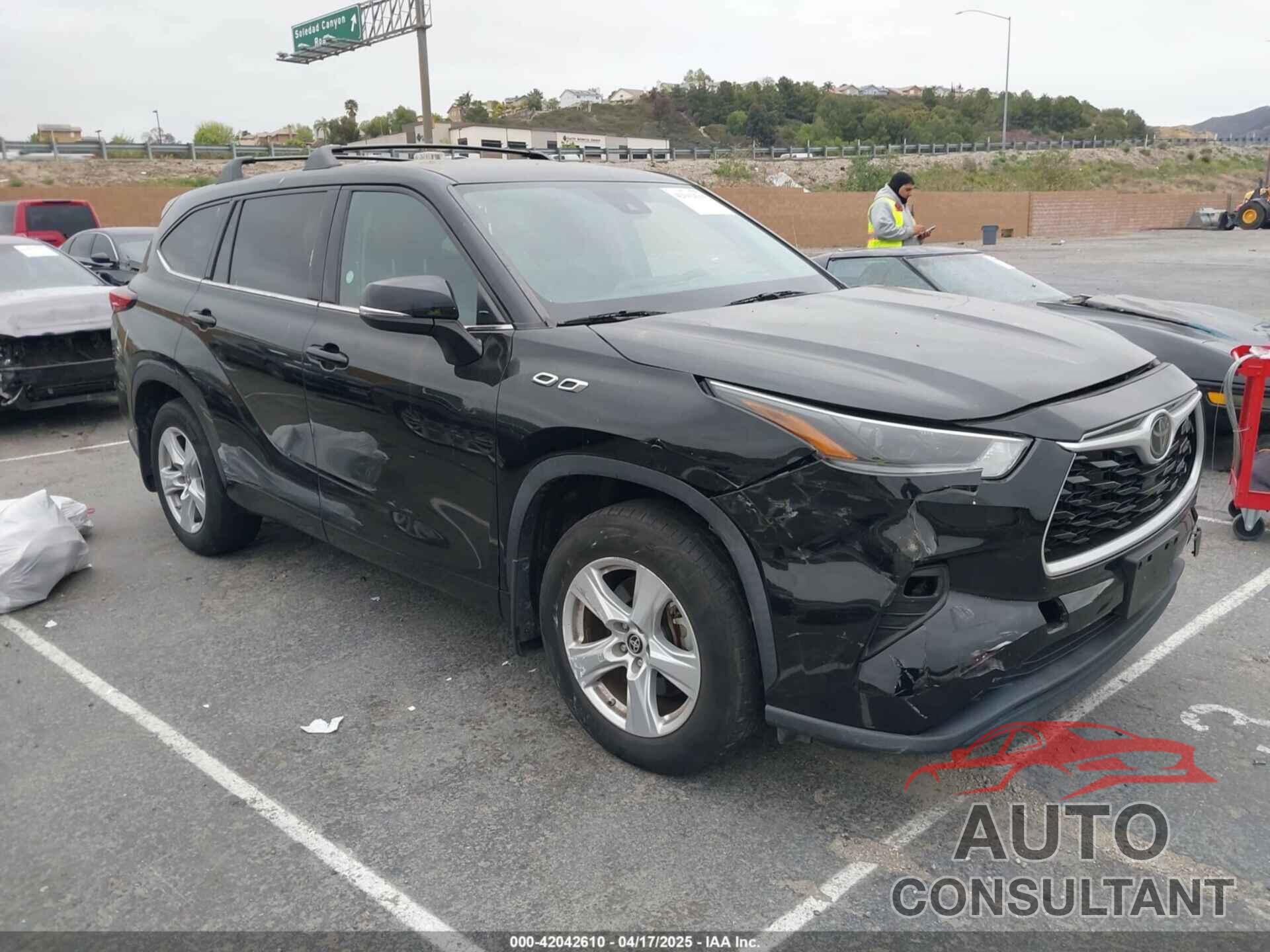 TOYOTA HIGHLANDER 2021 - 5TDBZRBH5MS543644