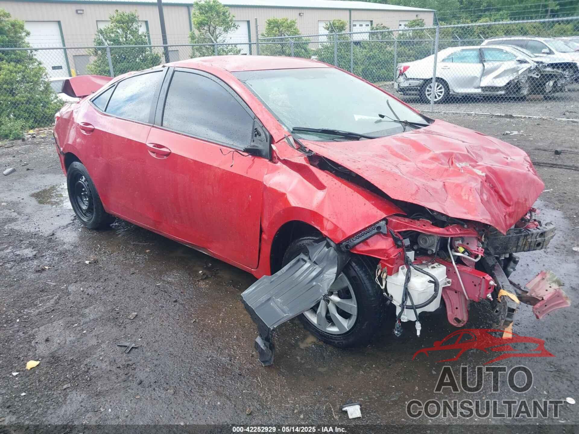 TOYOTA COROLLA 2016 - 2T1BURHE0GC711103