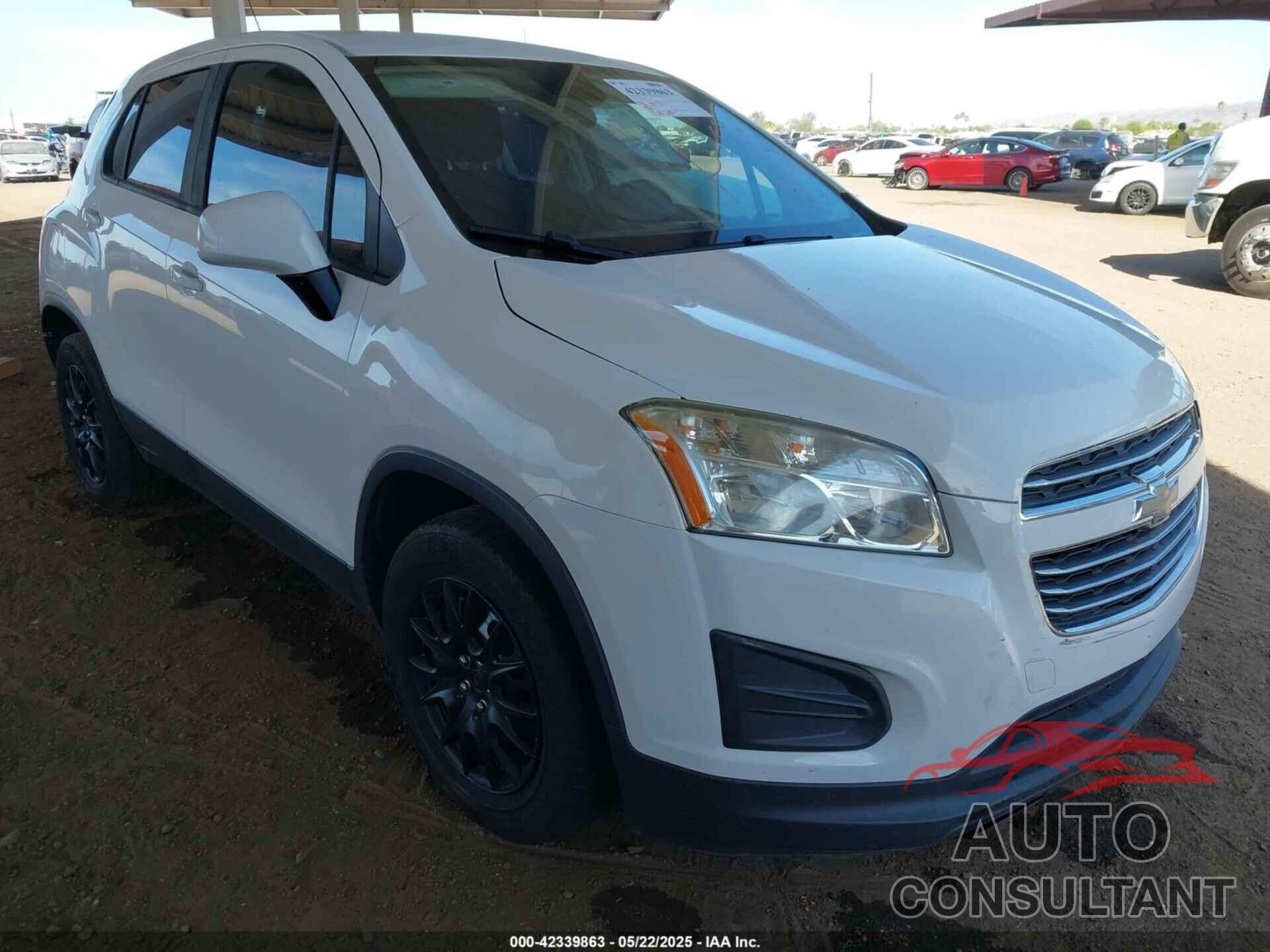 CHEVROLET TRAX 2016 - 3GNCJKSB1GL265065