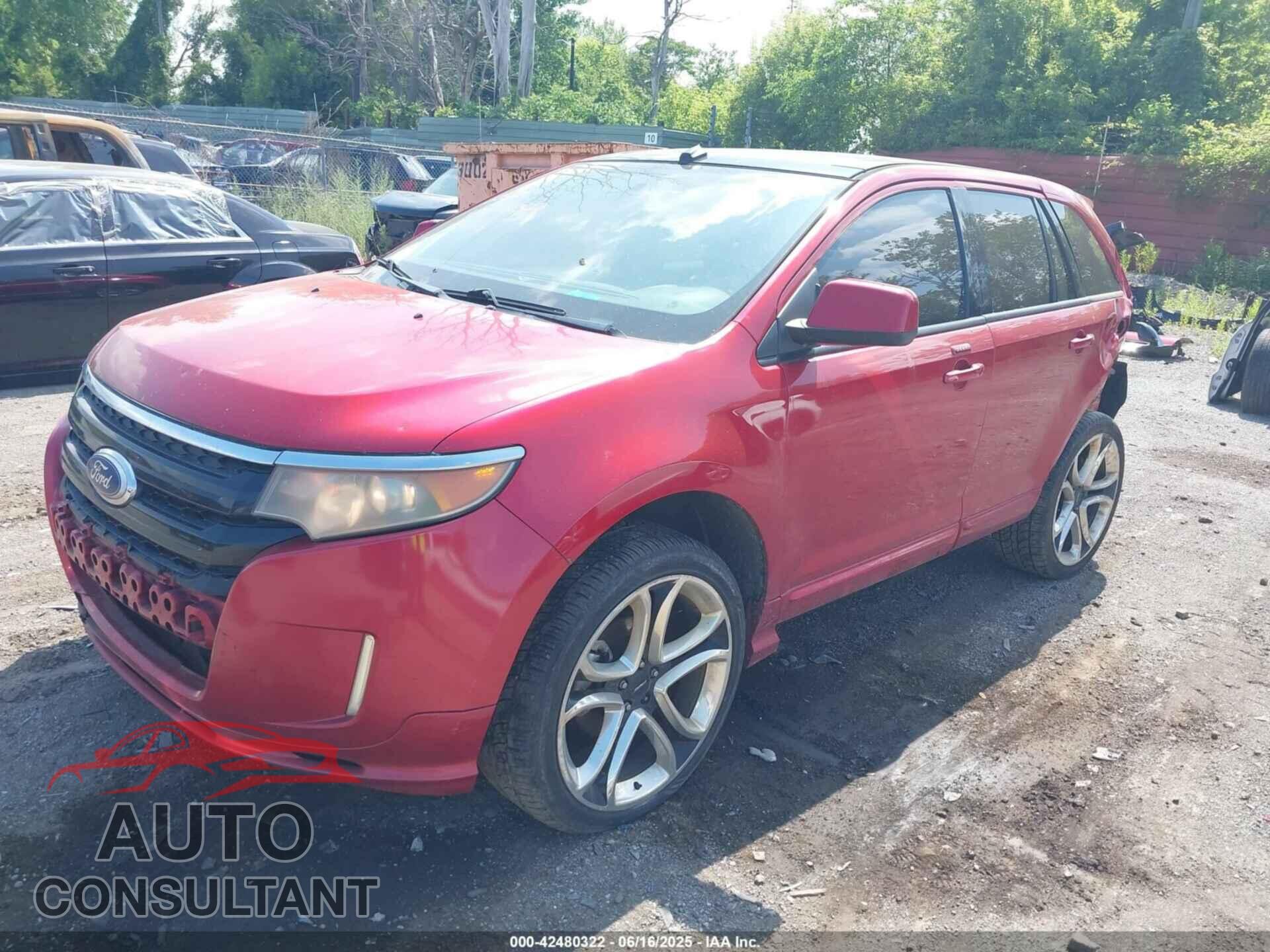FORD EDGE 2011 - 2FMDK4AKXBBA65454