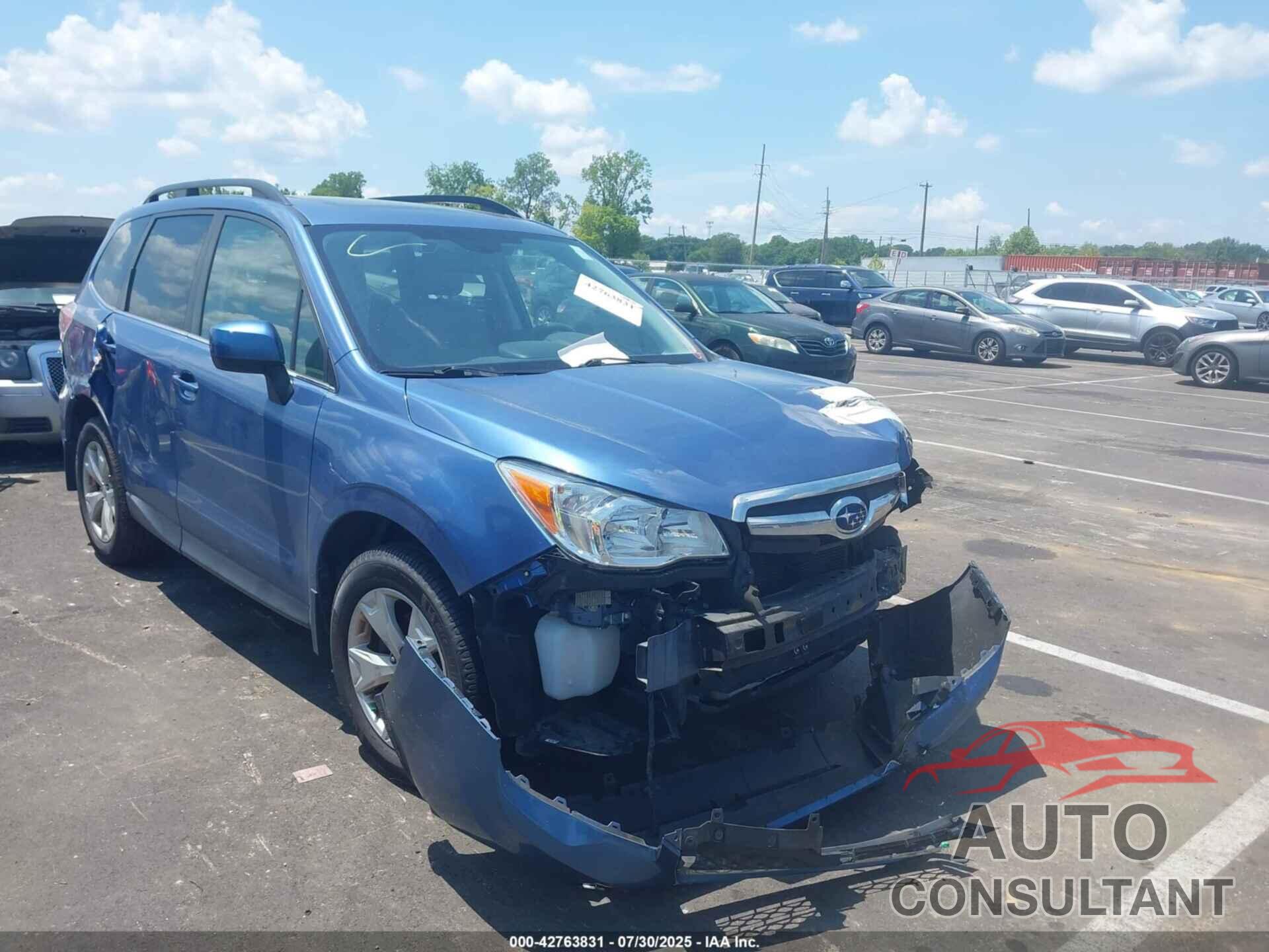 SUBARU FORESTER 2016 - JF2SJARC3GH401385