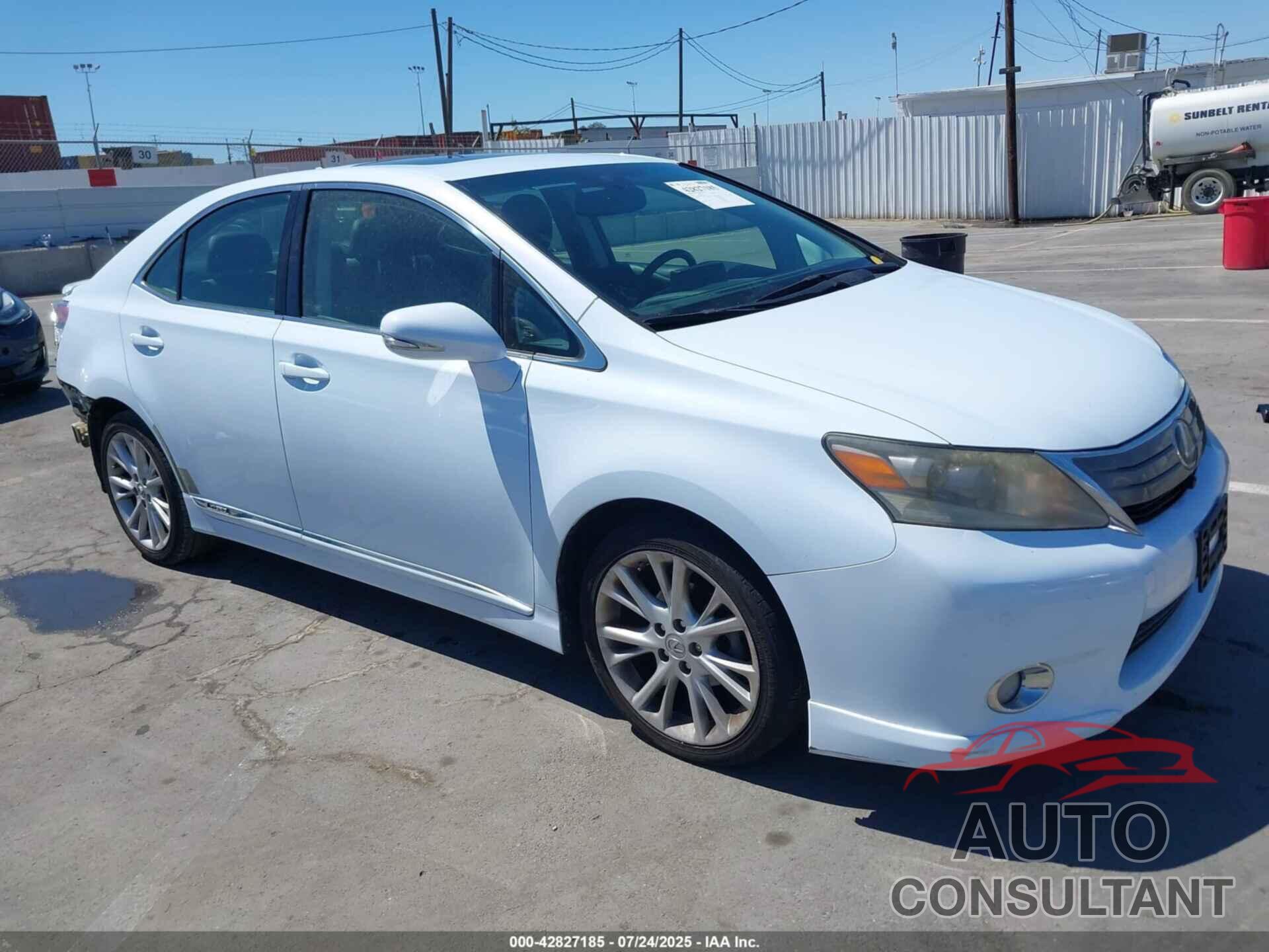 LEXUS HS 250H 2010 - JTHBB1BA0A2028934