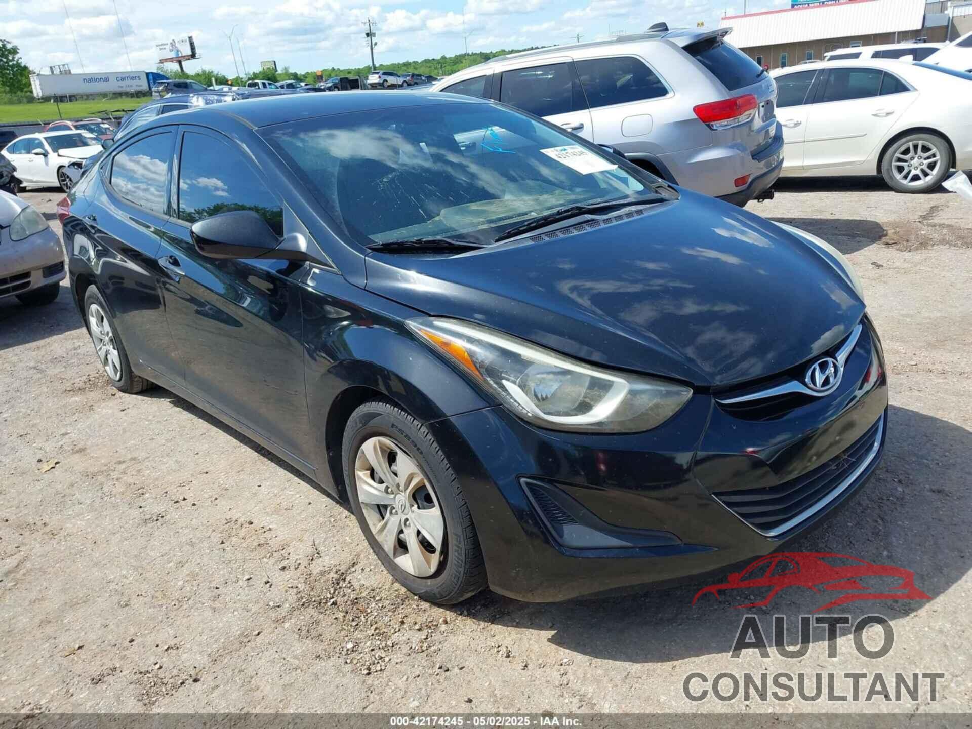 HYUNDAI ELANTRA 2016 - 5NPDH4AE0GH744688