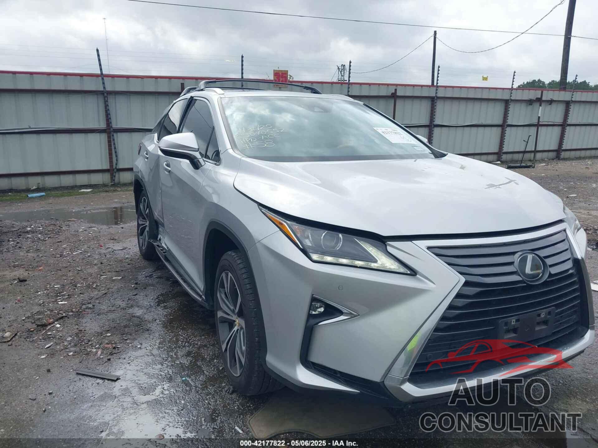 LEXUS RX 350 2017 - 2T2ZZMCA6HC044302
