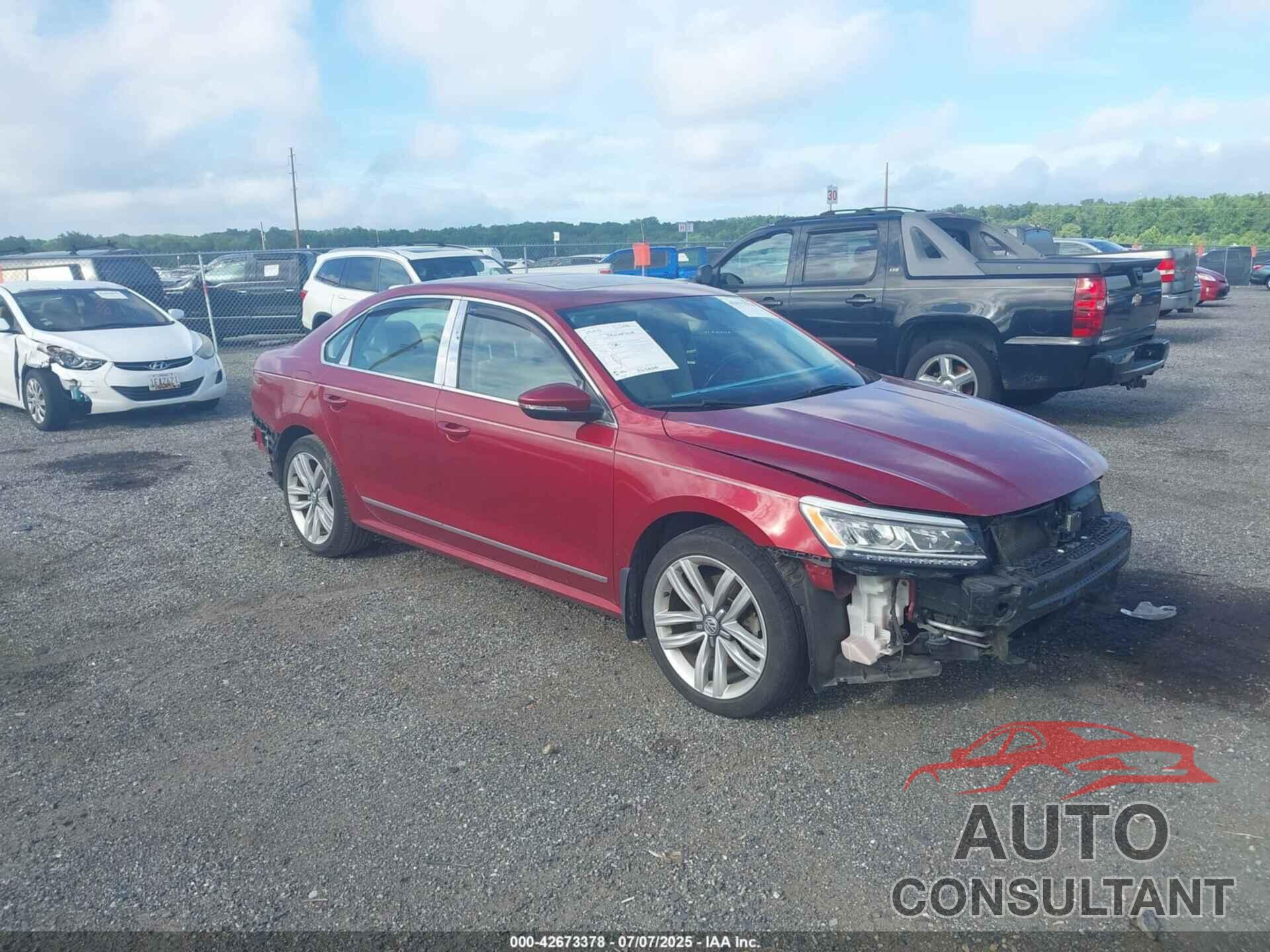 VOLKSWAGEN PASSAT 2016 - 1VWCT7A3XGC048469