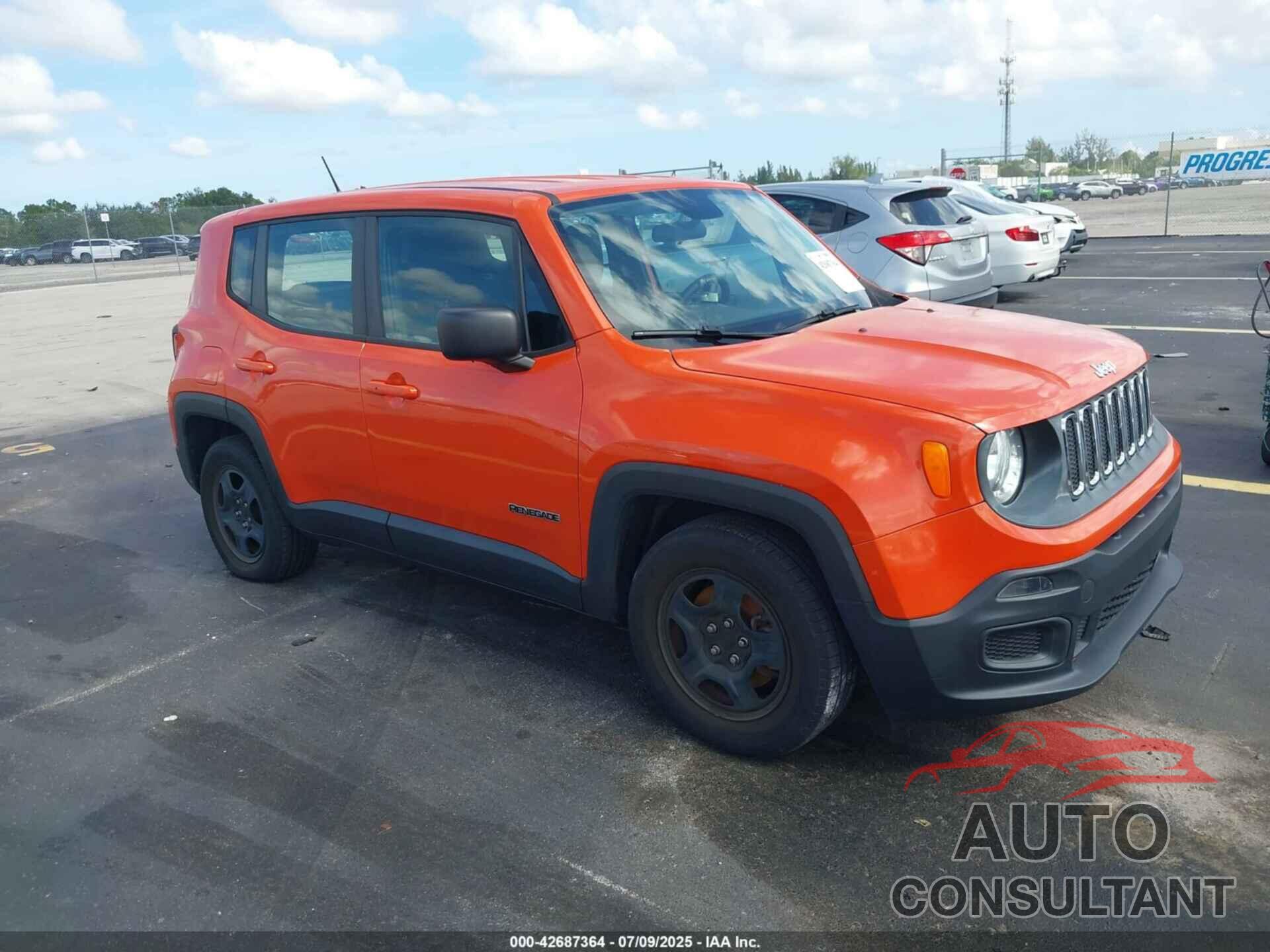 JEEP RENEGADE 2017 - ZACCJAAB6HPF88556