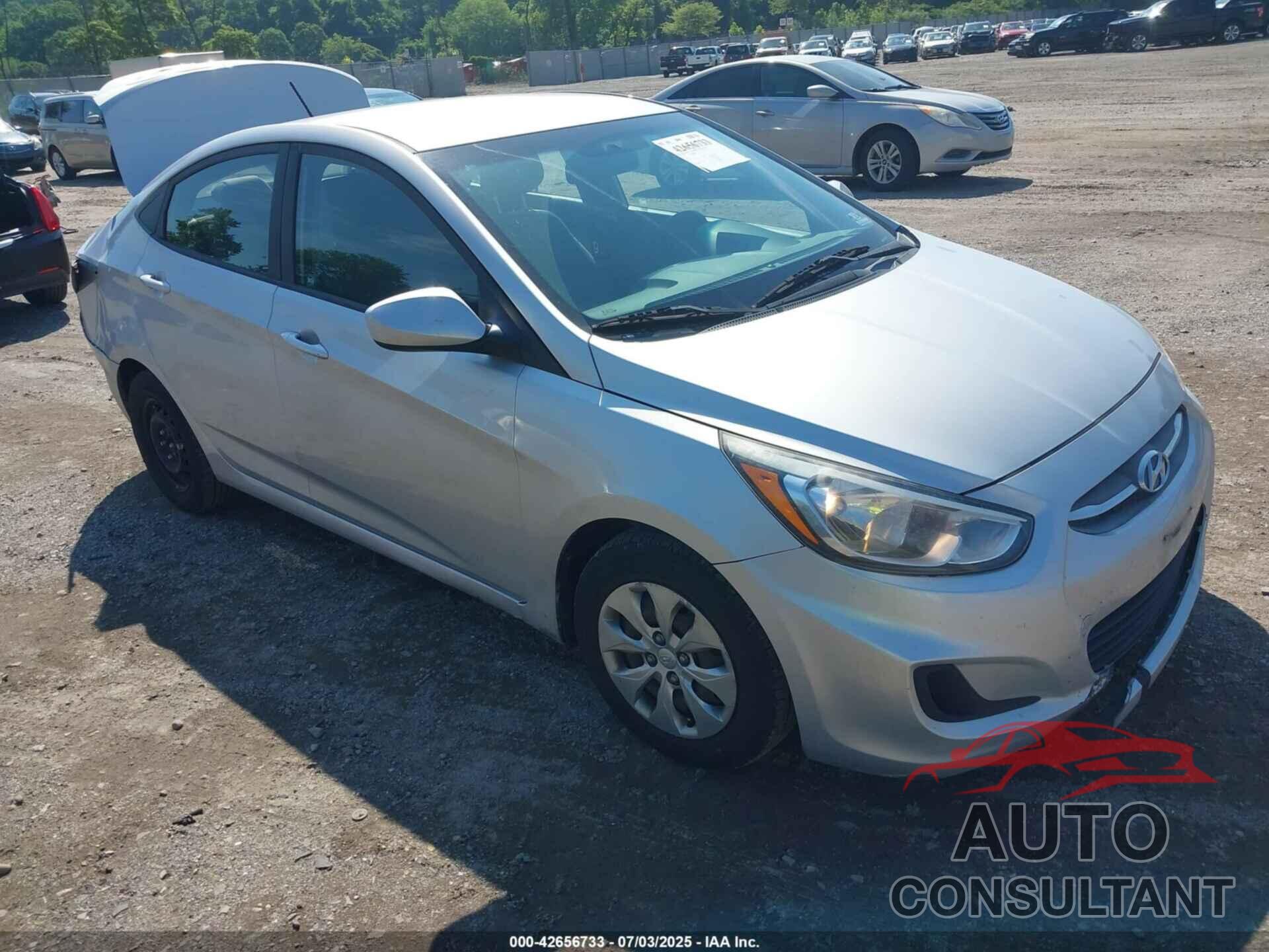 HYUNDAI ACCENT 2017 - KMHCT4AE8HU315649