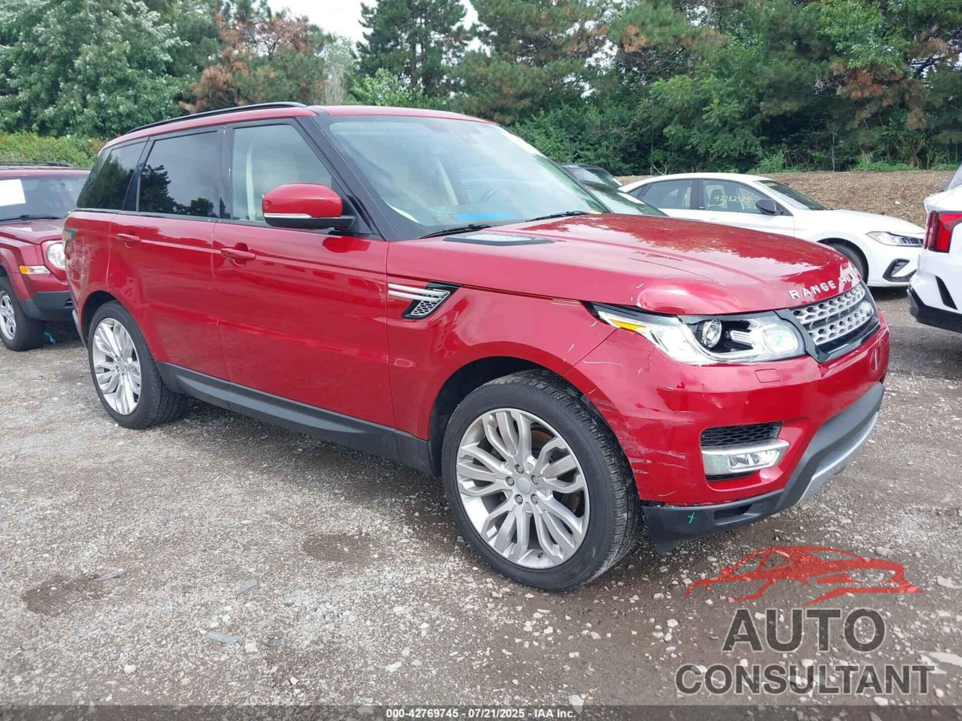 LAND ROVER RANGE ROVER SPORT 2016 - SALWR2VF8GA650247