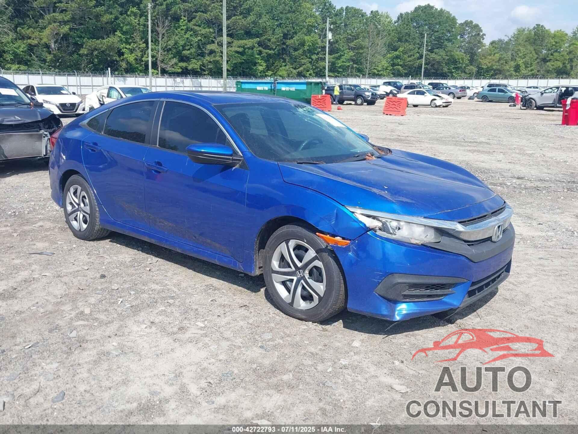 HONDA CIVIC 2016 - 2HGFC2F58GH563286