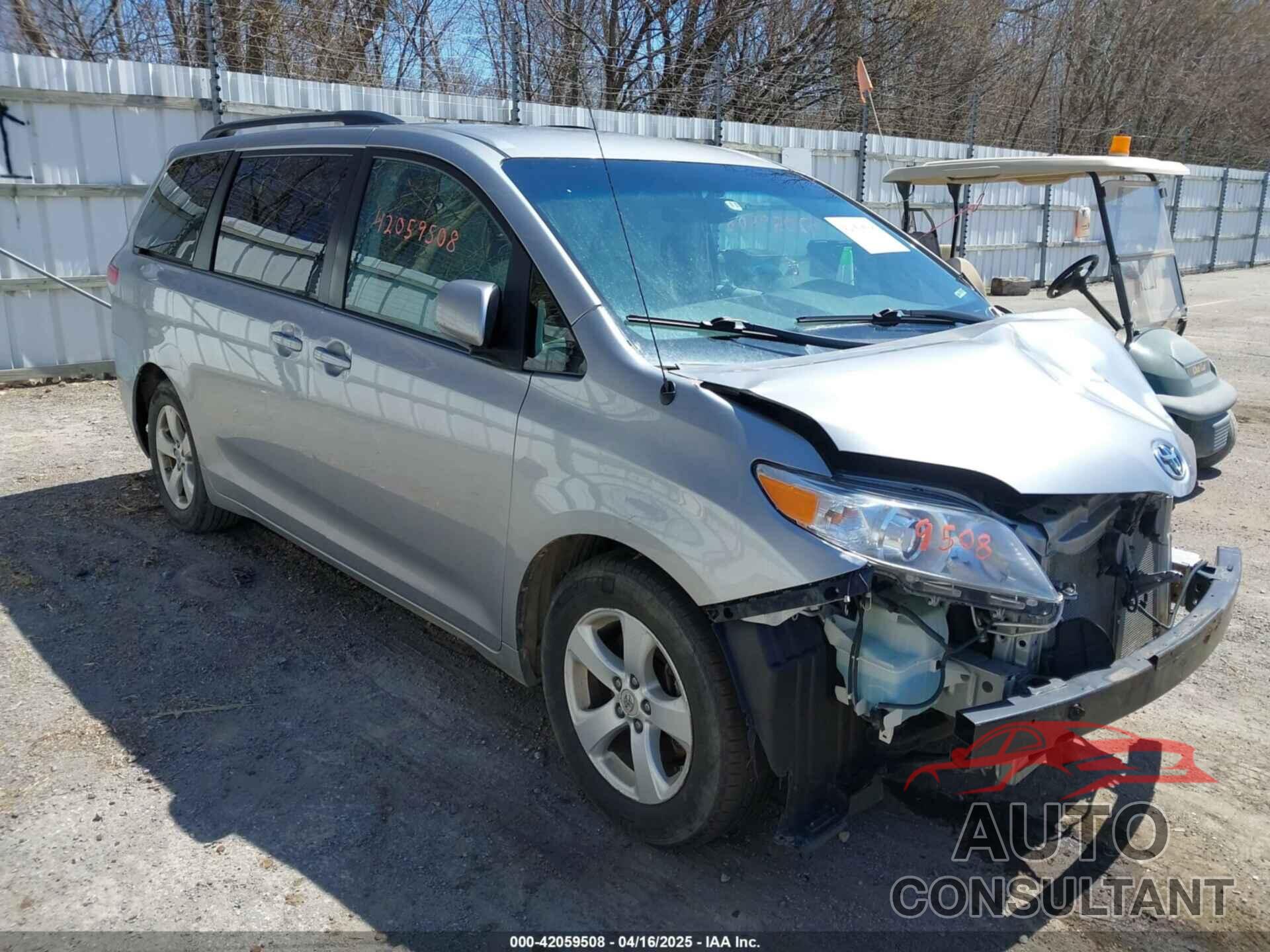 TOYOTA SIENNA 2012 - 5TDKK3DCXCS239372