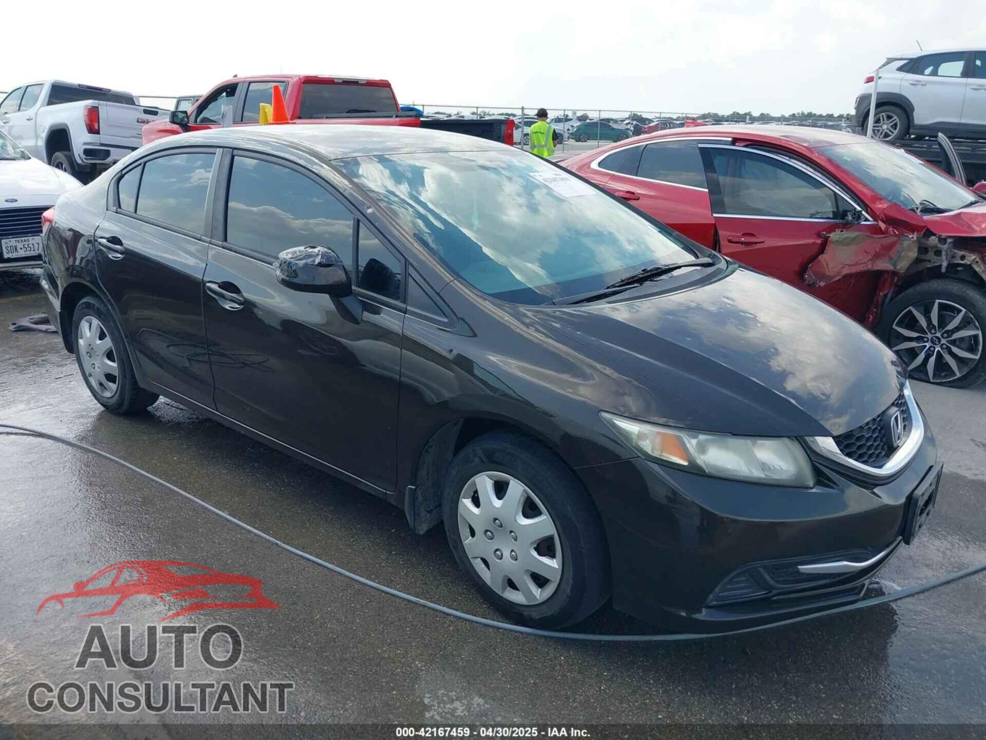 HONDA CIVIC 2013 - 2HGFB2F57DH601184