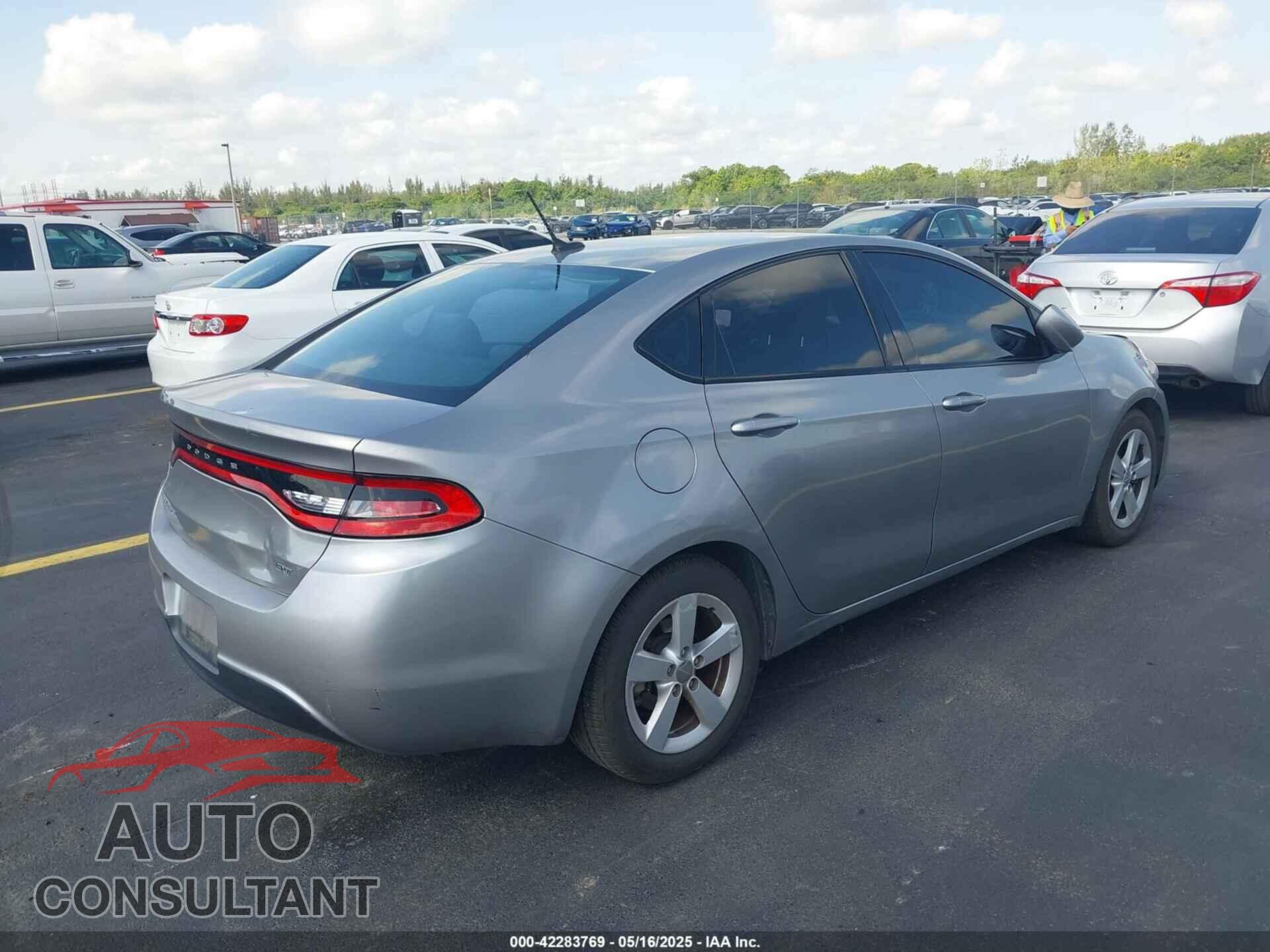 DODGE DART 2016 - 1C3CDFBB3GD538282
