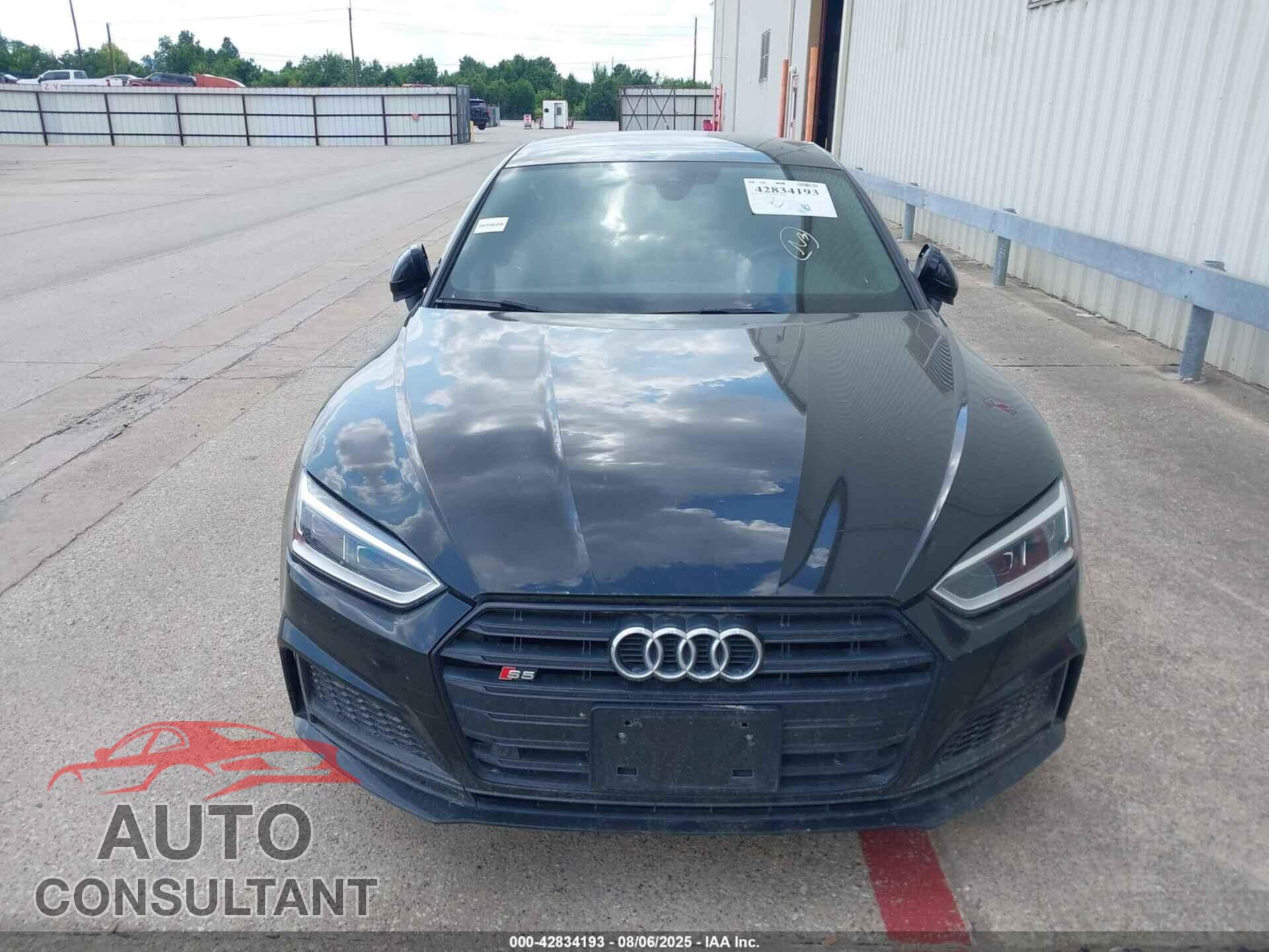 AUDI S5 2019 - WAUB4CF57KA080957