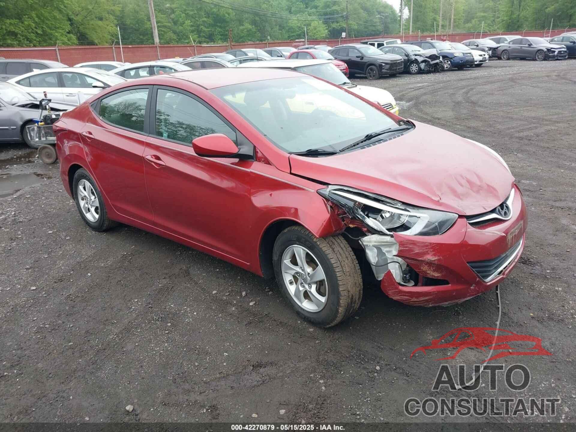 HYUNDAI ELANTRA 2014 - 5NPDH4AE0EH538817