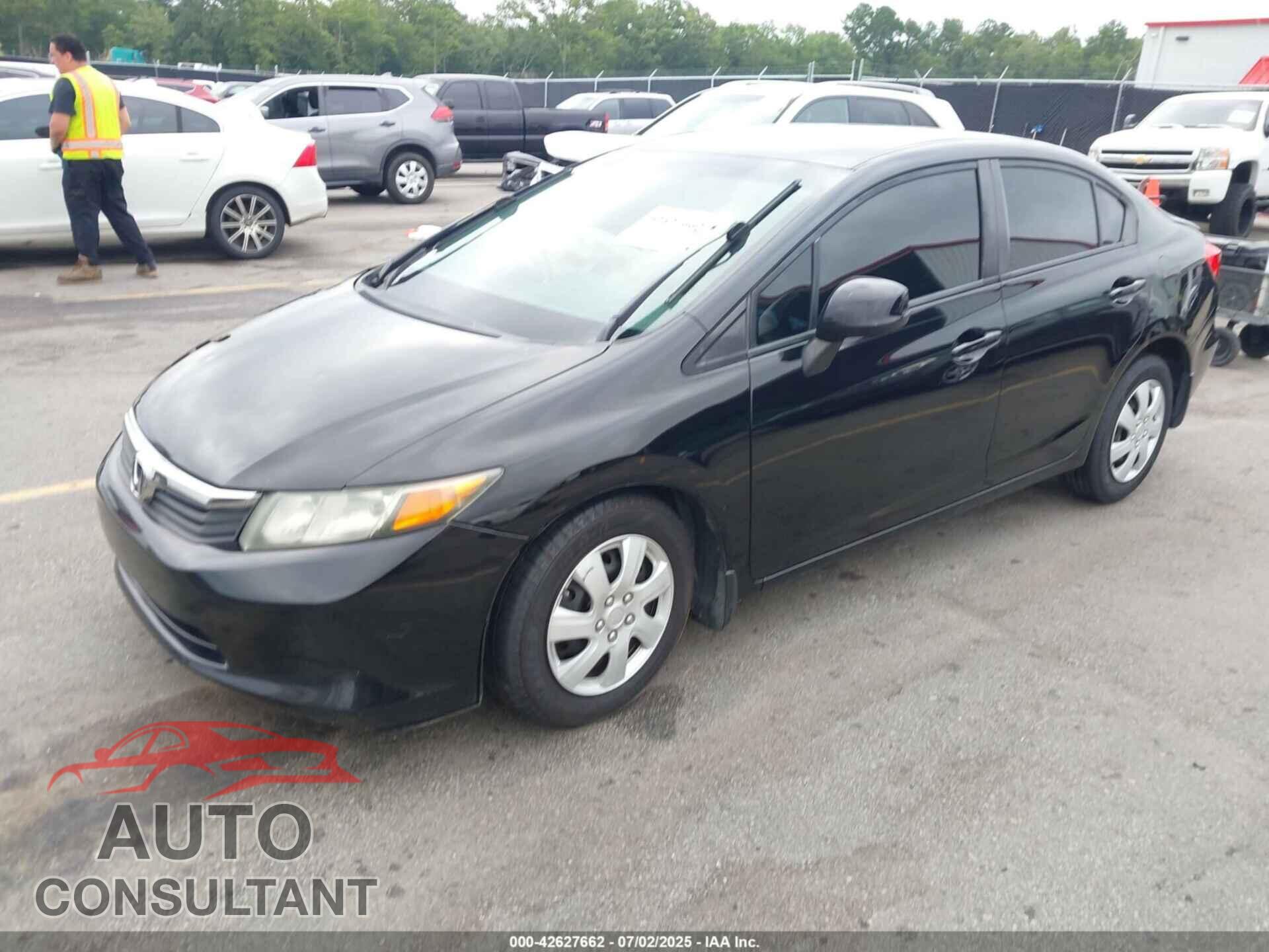 HONDA CIVIC 2012 - 2HGFB2F59CH334872