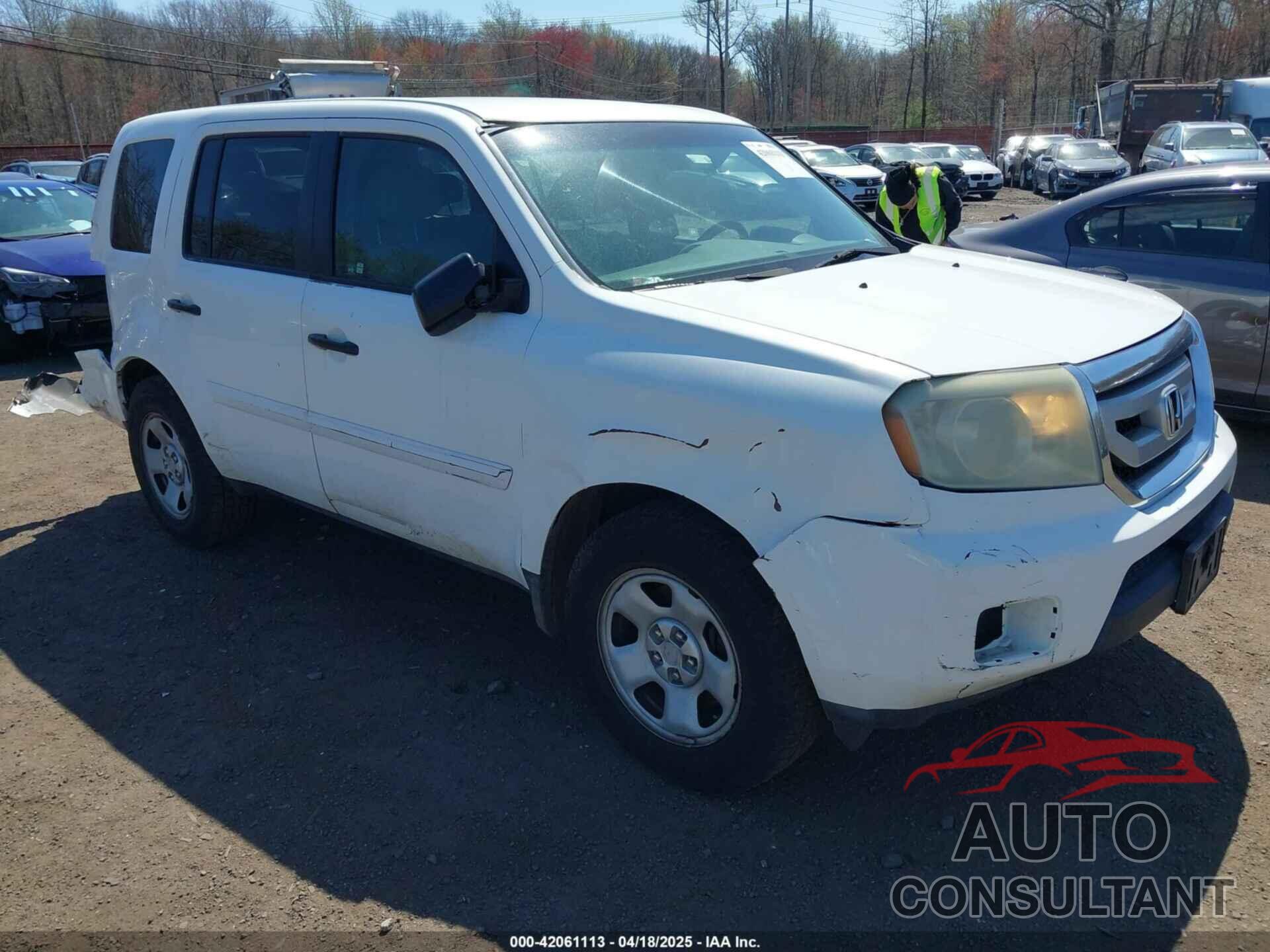 HONDA PILOT 2010 - 5FNYF4H22AB032031
