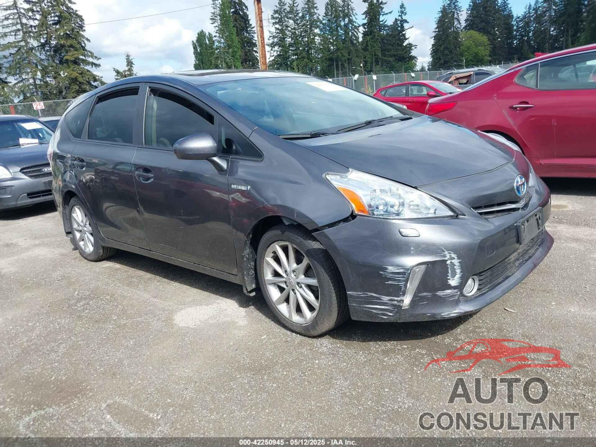 TOYOTA PRIUS V 2012 - JTDZN3EU7C3071897