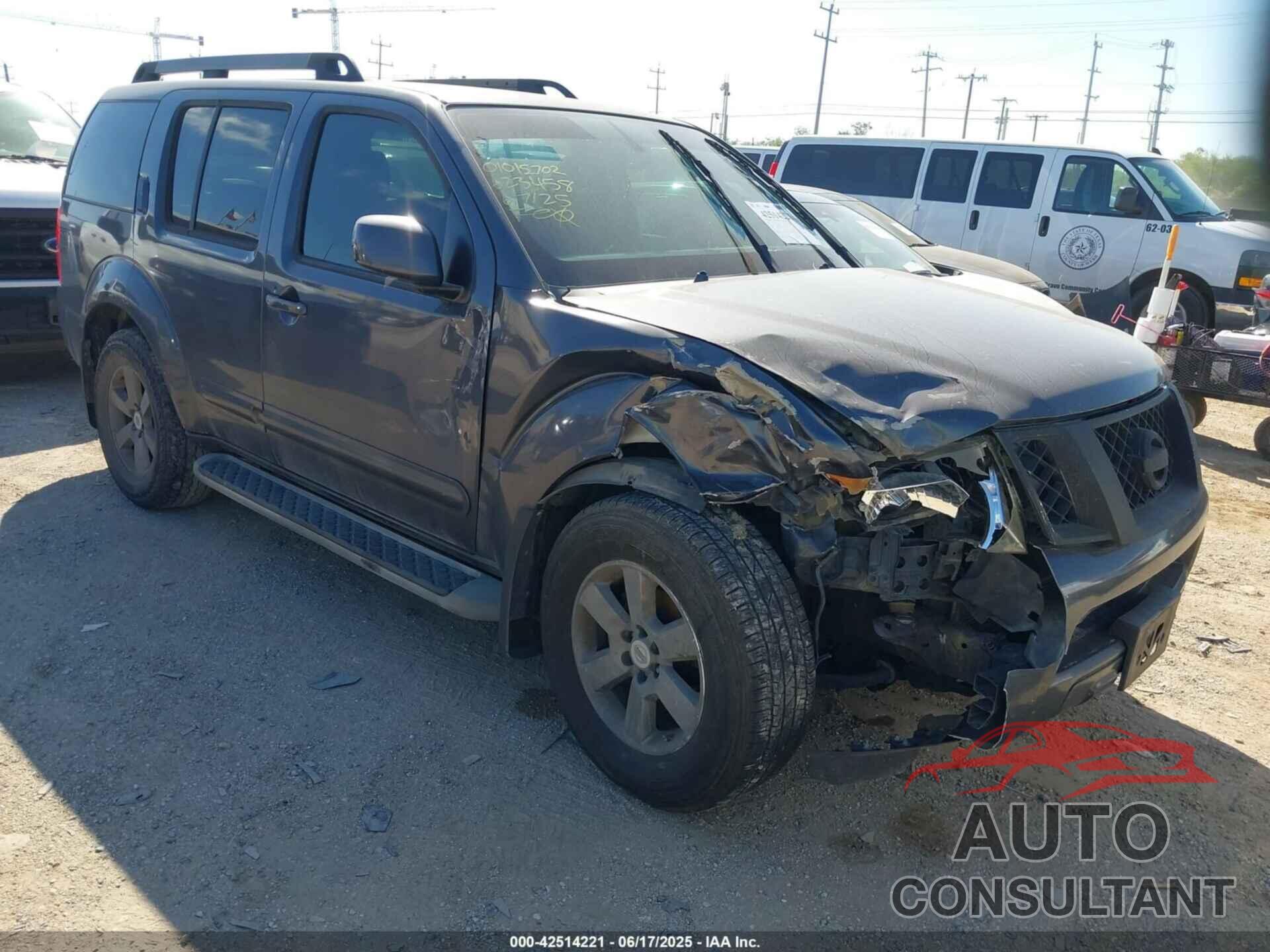 NISSAN PATHFINDER 2011 - 5N1AR1NN2BC623458
