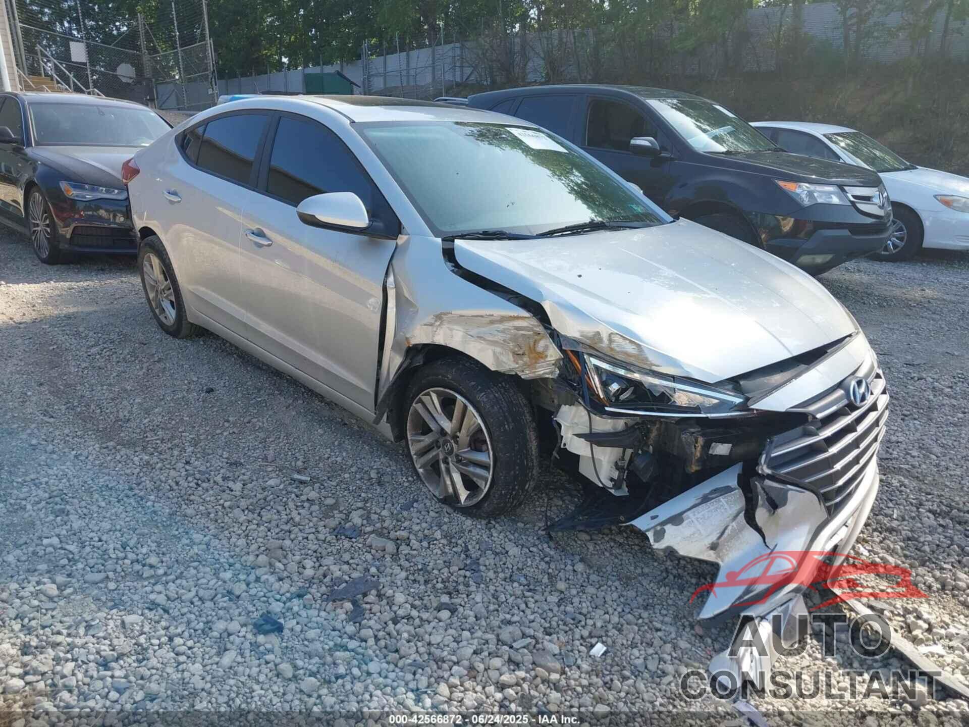 HYUNDAI ELANTRA 2019 - 5NPD84LF9KH461236