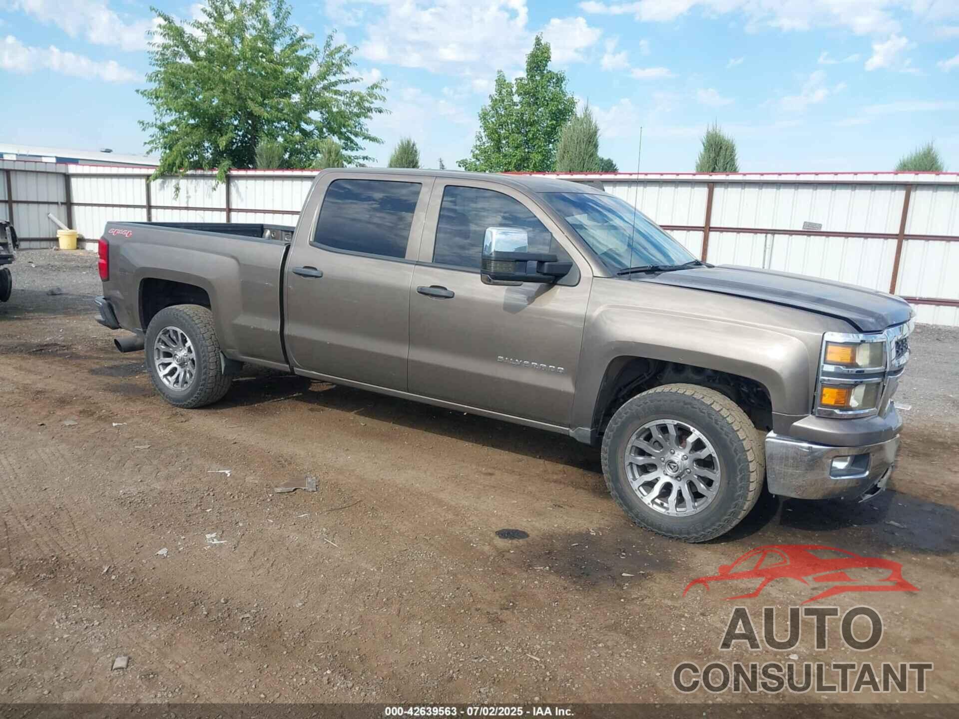 CHEVROLET SILVERADO 1500 2014 - 1GCUKREC7EF196607