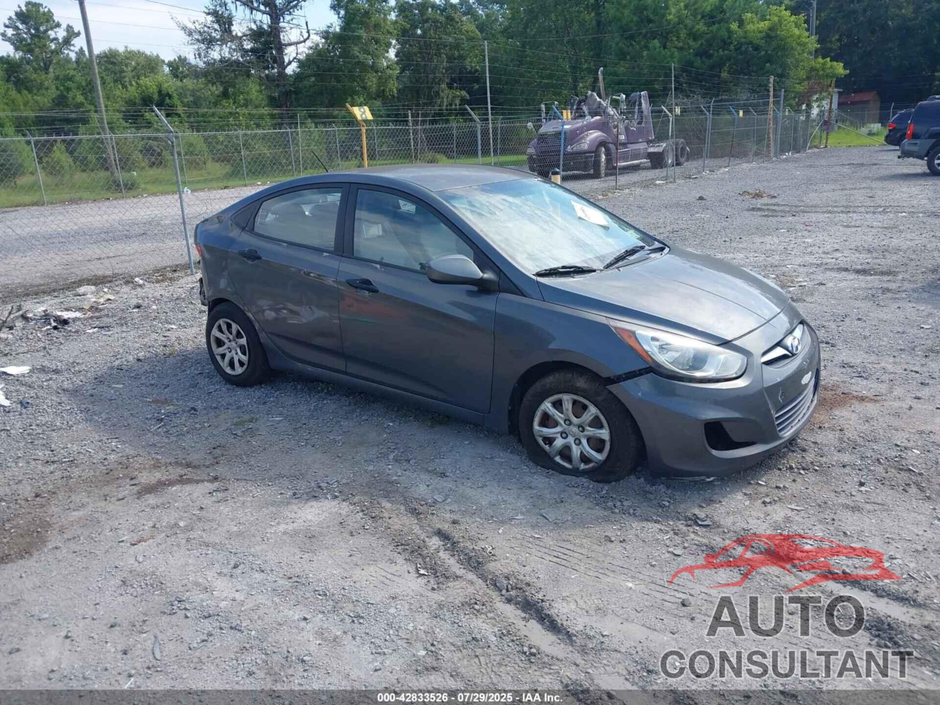 HYUNDAI ACCENT 2012 - KMHCT4AE8CU114729
