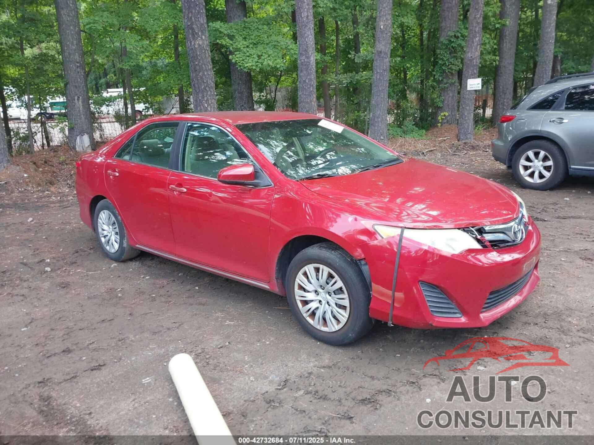 TOYOTA CAMRY 2012 - 4T1BF1FK5CU528728