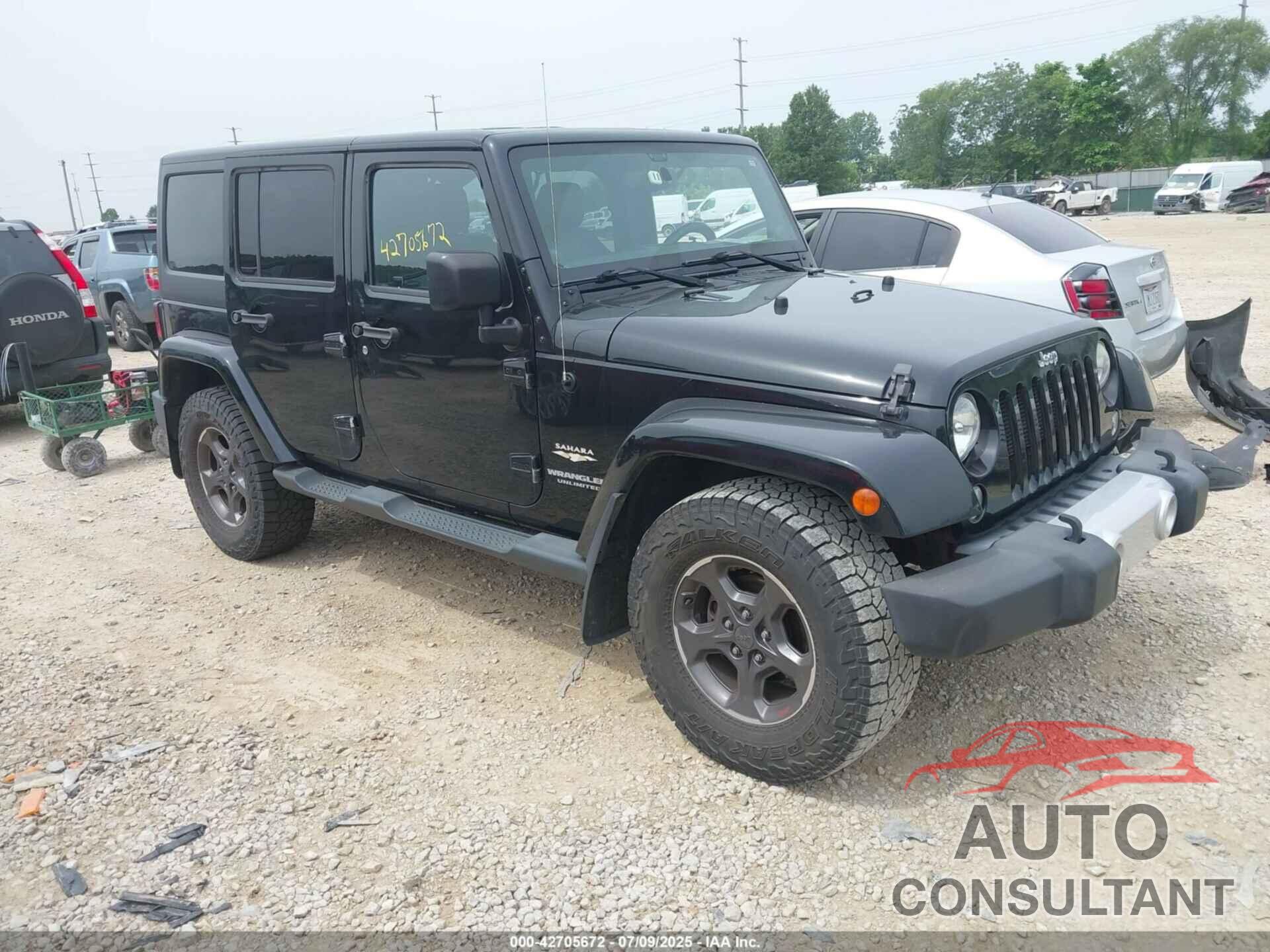 JEEP WRANGLER UNLIMITED 2014 - 1C4HJWEG8EL292835
