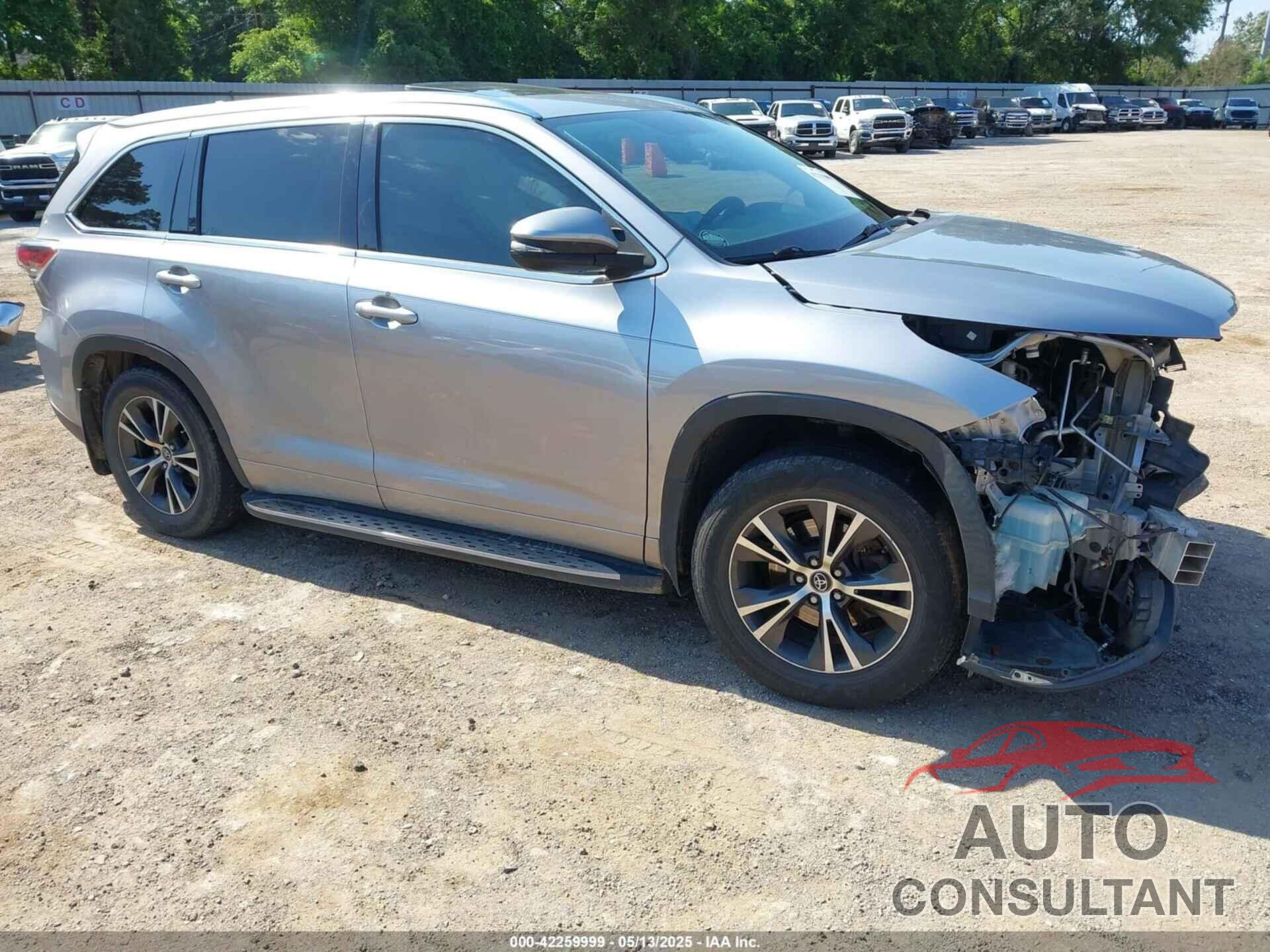 TOYOTA HIGHLANDER 2016 - 5TDKKRFHXGS175772