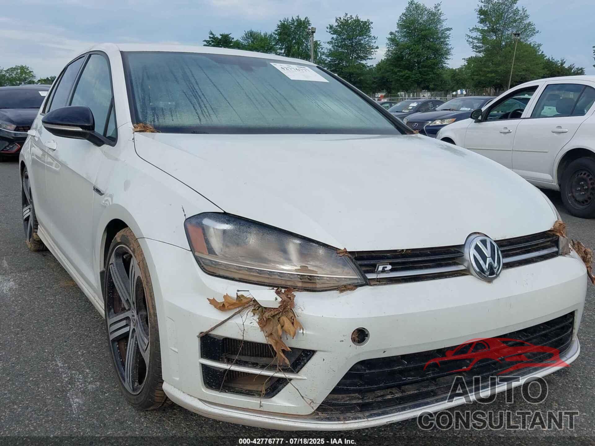 VOLKSWAGEN GOLF R 2016 - WVWUF7AU7GW091236