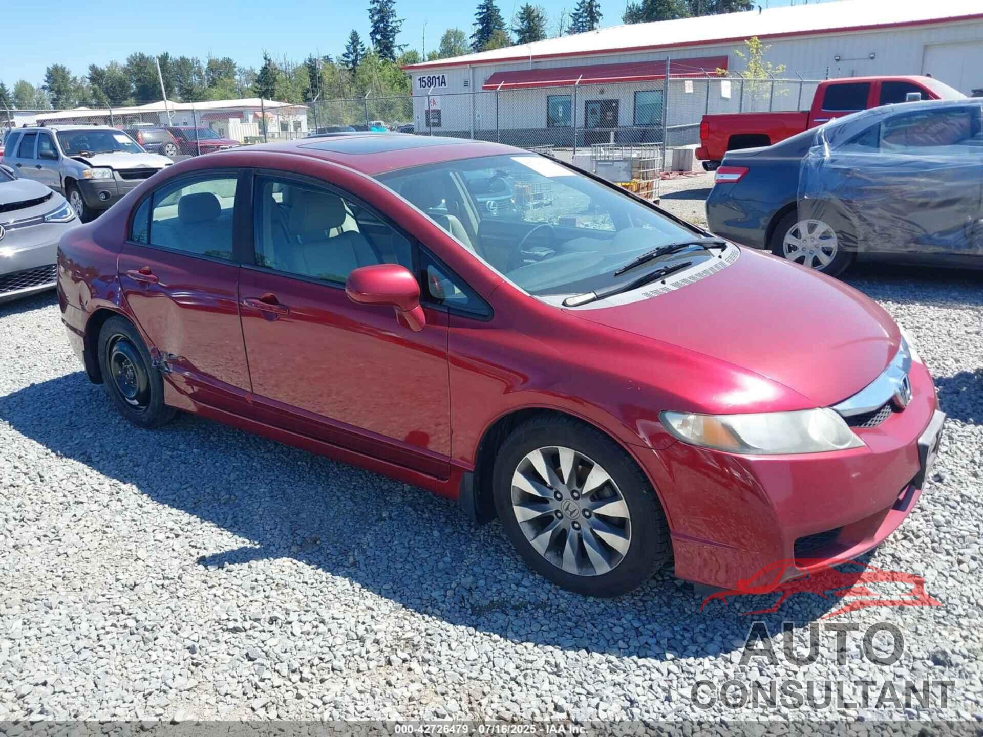 HONDA CIVIC 2009 - 19XFA16989E029883