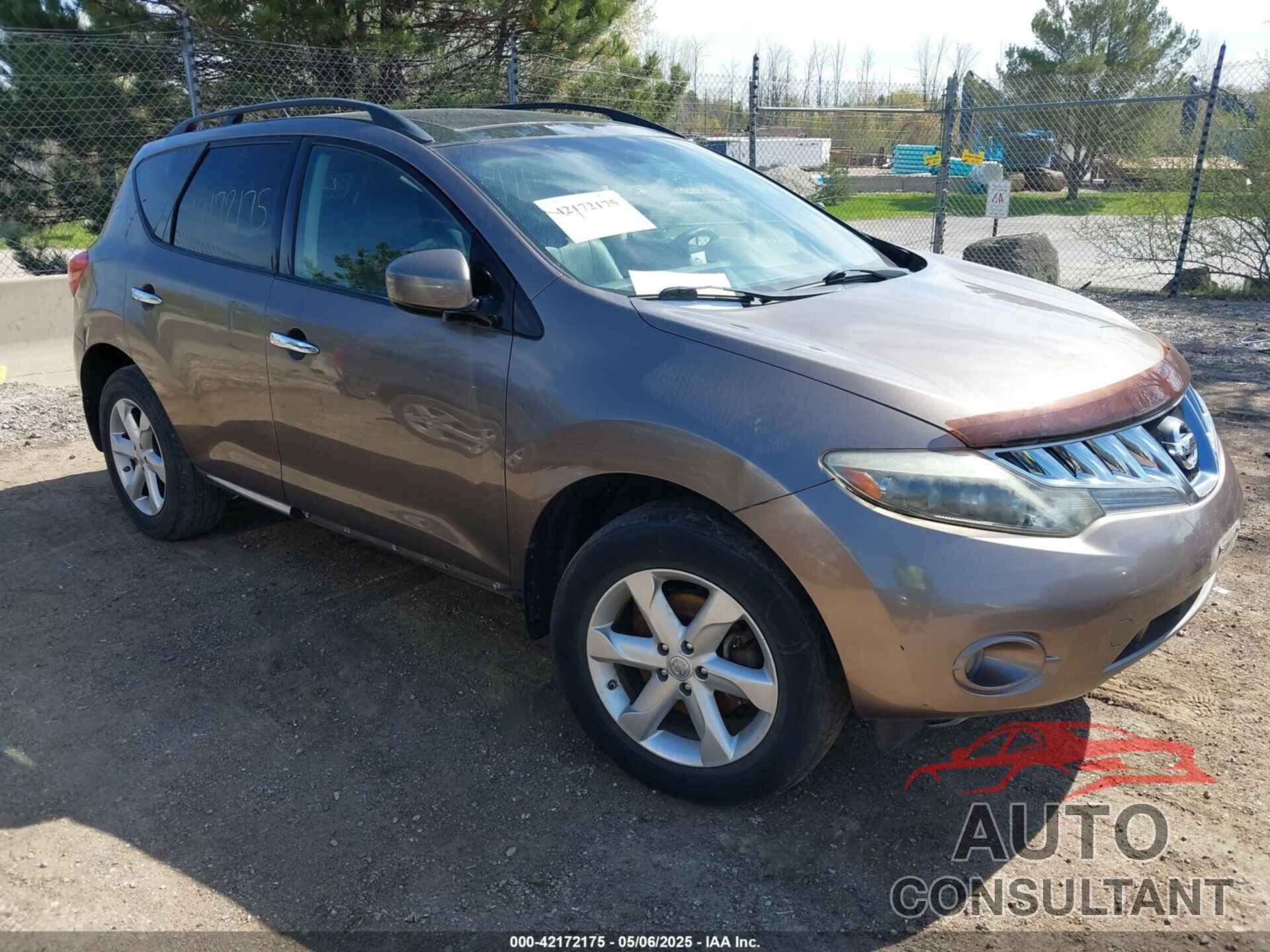 NISSAN MURANO 2009 - JN8AZ18W39W153219