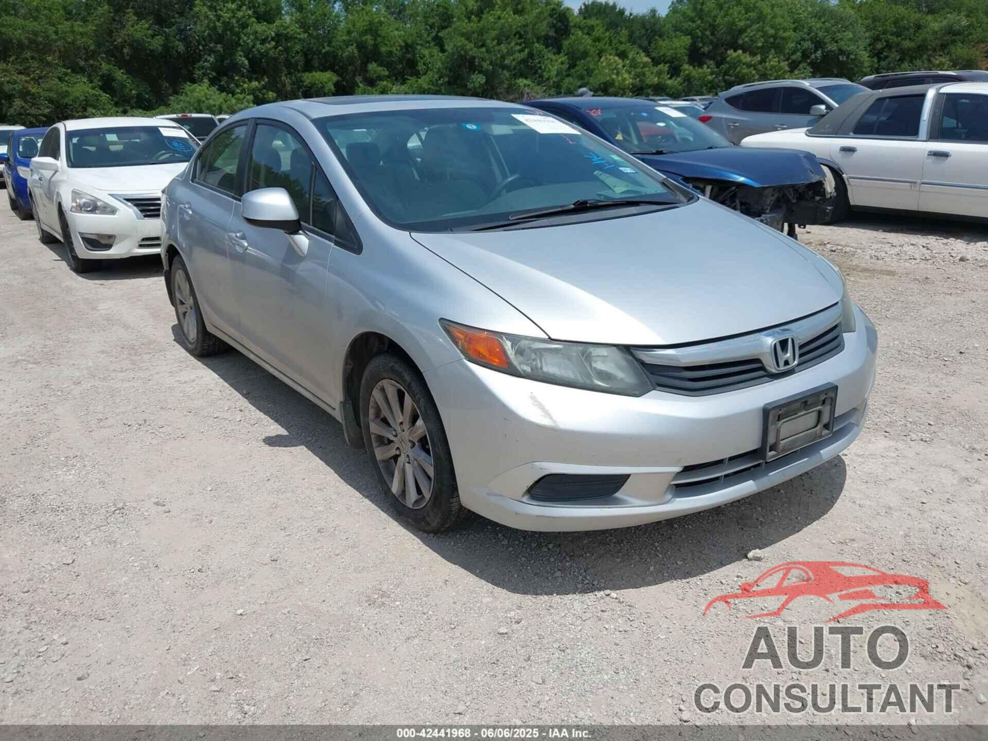 HONDA CIVIC 2012 - 2HGFB2F84CH516960