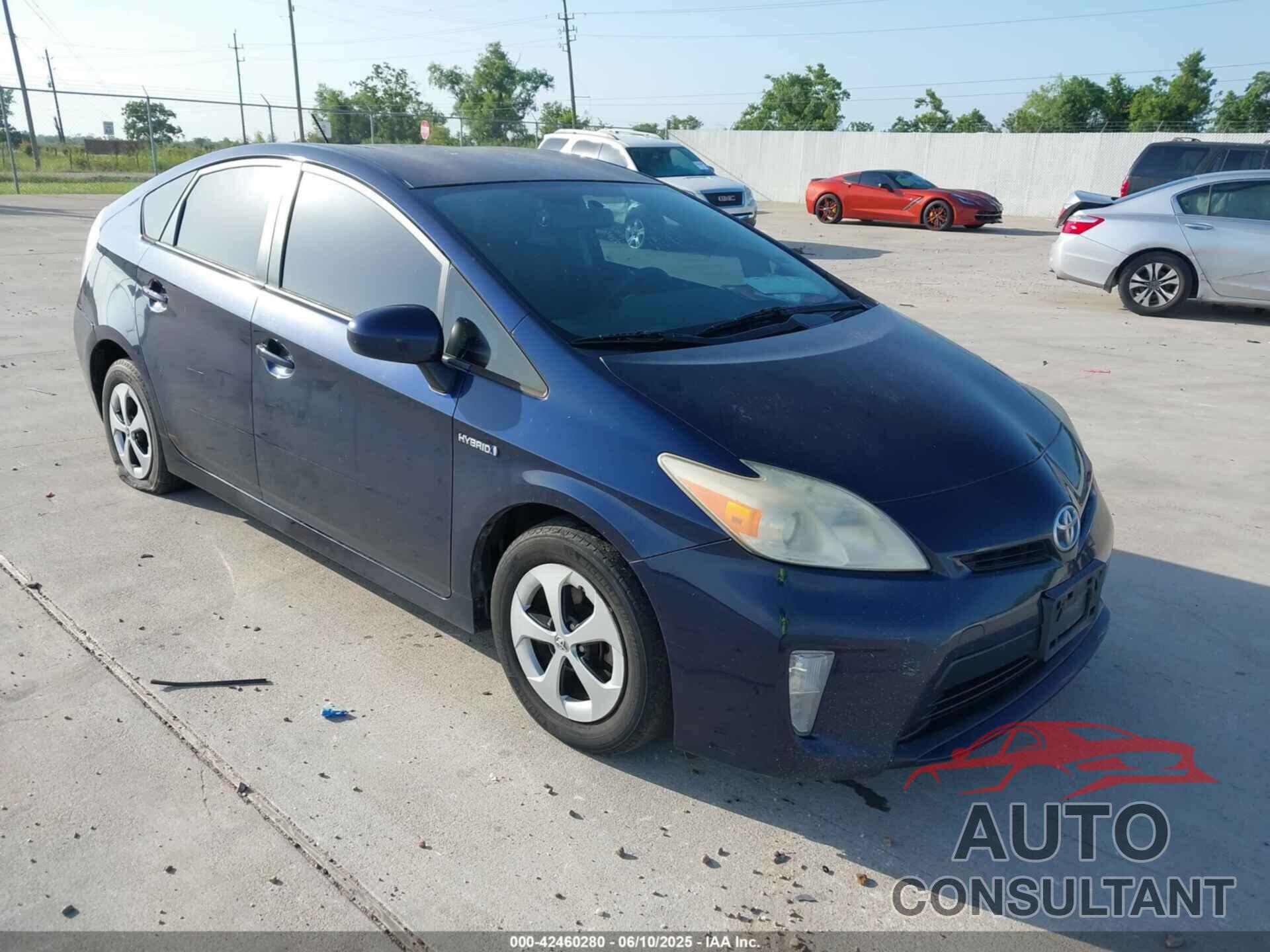 TOYOTA PRIUS 2012 - JTDKN3DU9C1480952