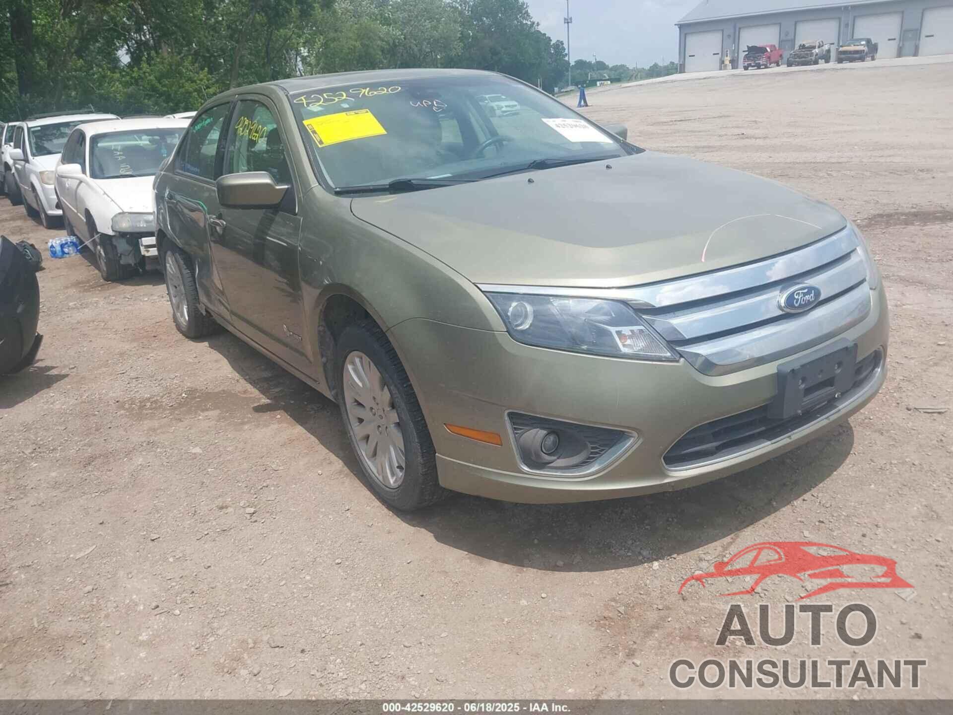 FORD FUSION HYBRID 2012 - 3FADP0L34CR191046